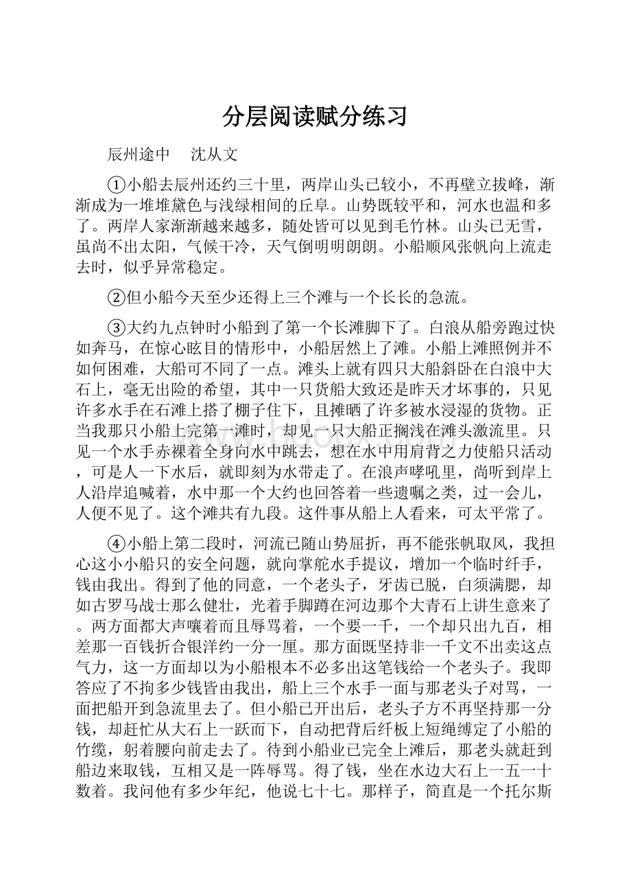 分层阅读赋分练习.docx_第1页