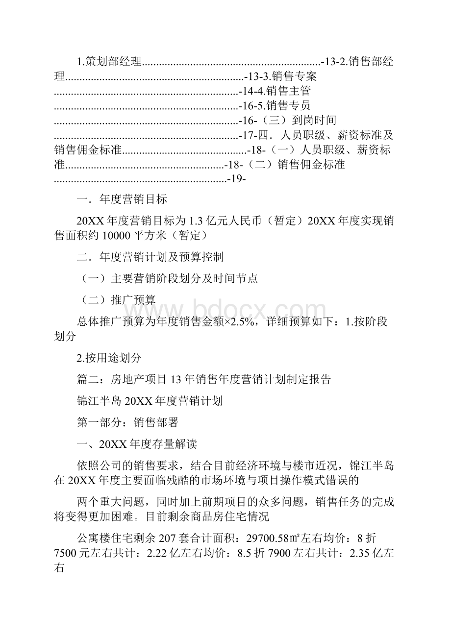 房地产项目年度销售计划.docx_第2页