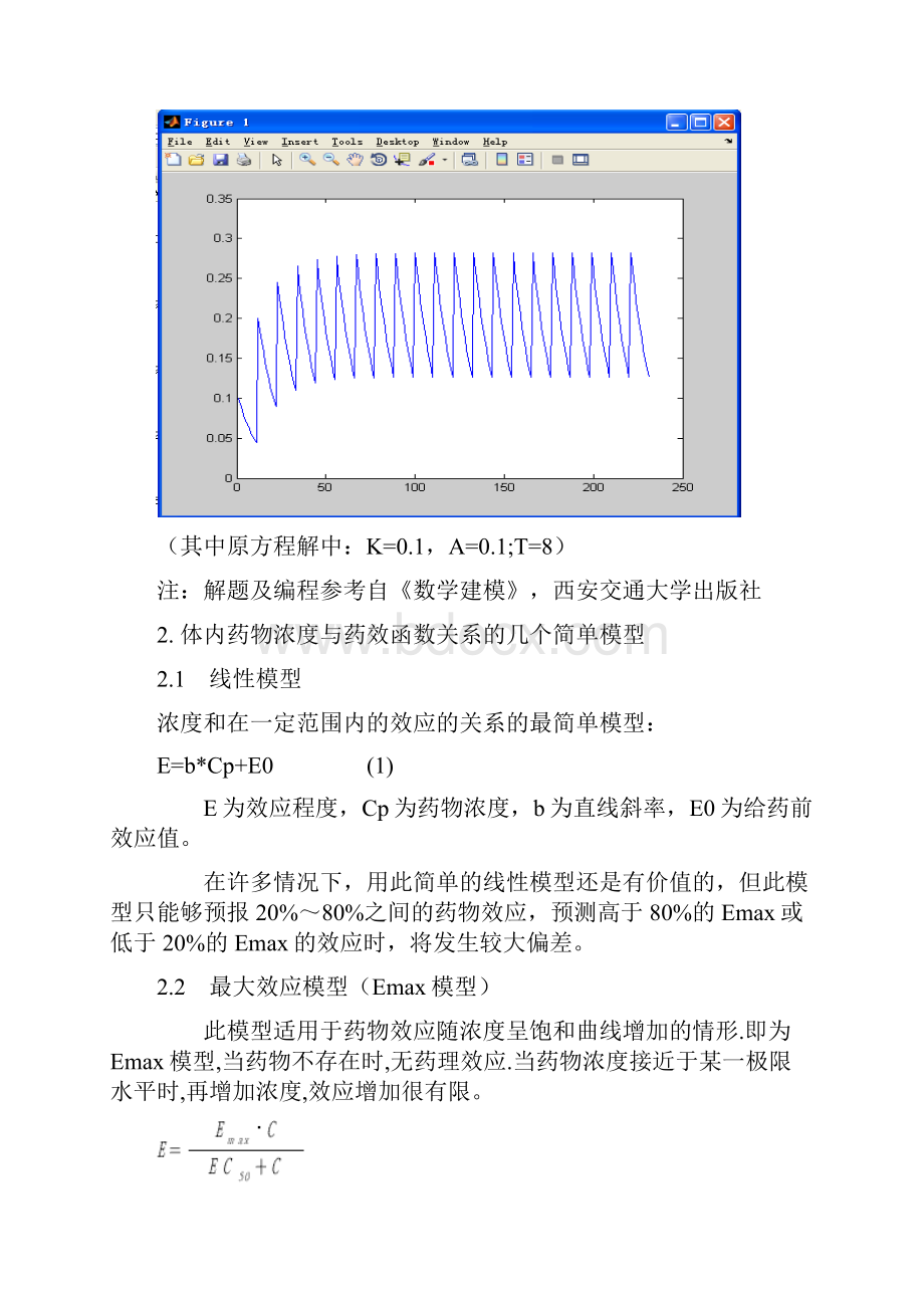 数学建模药物浓度与药效研究.docx_第3页