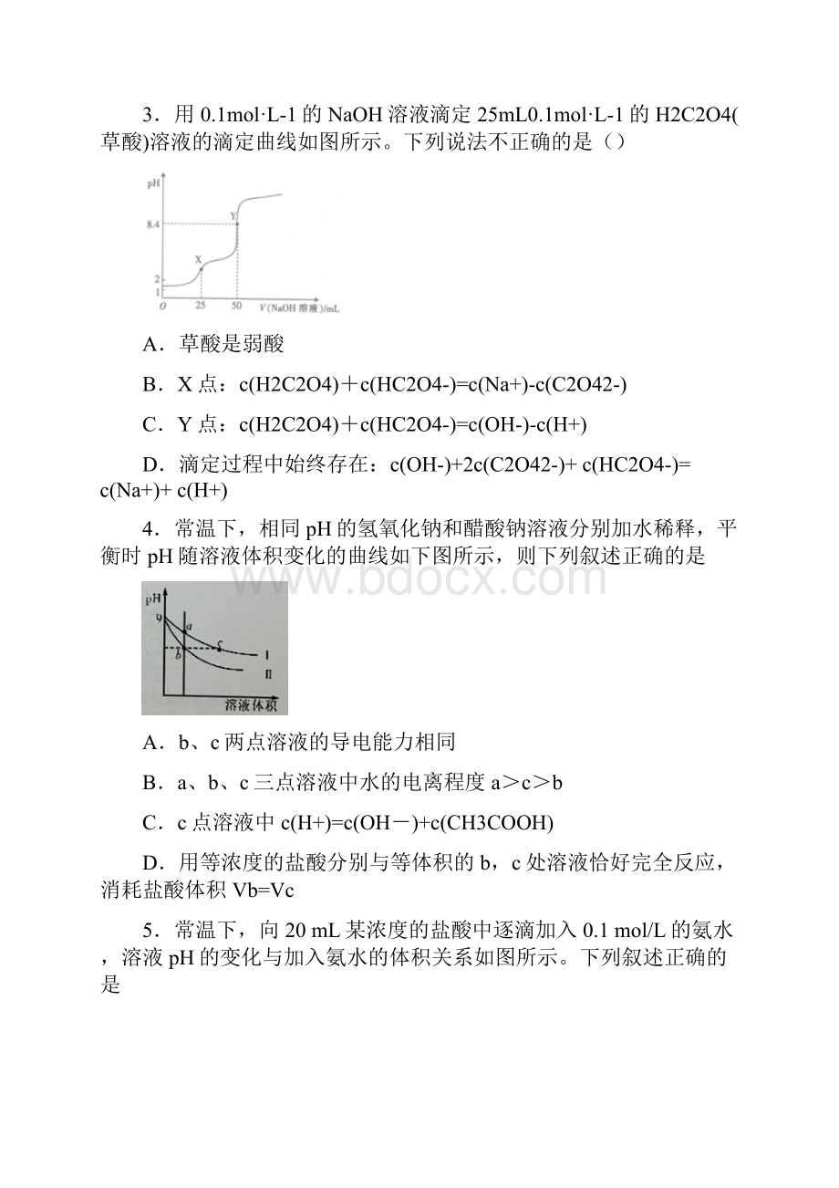 图像类离子浓度大小比较100题.docx_第2页