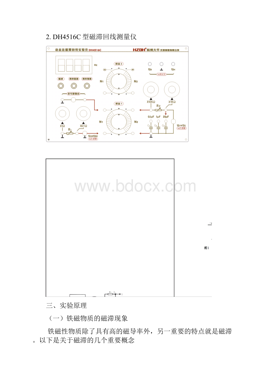 磁滞回线的测量实验报告Word格式文档下载.docx_第3页