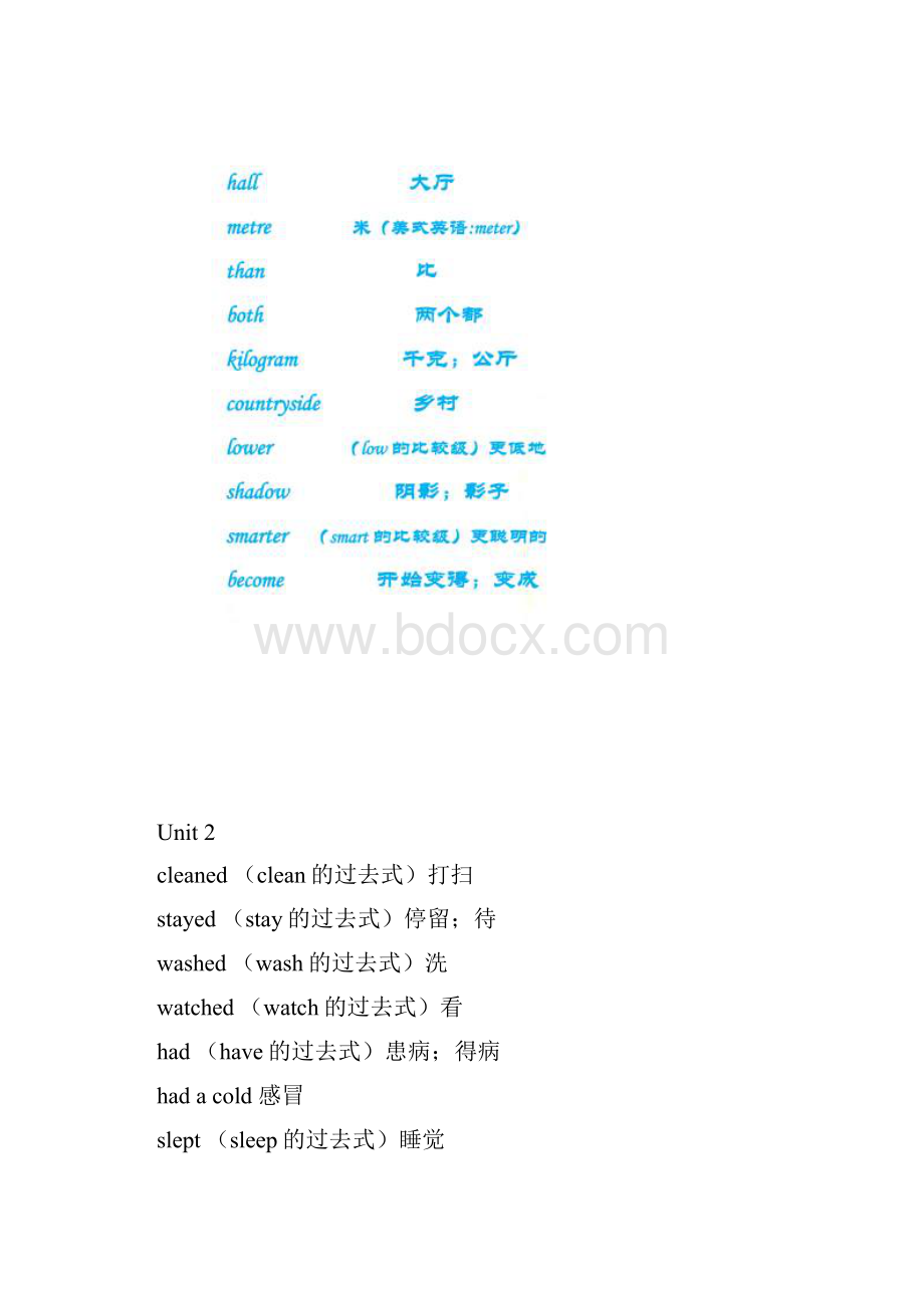 人教版六年级英语下册单词总和有翻译版Word文件下载.docx_第2页