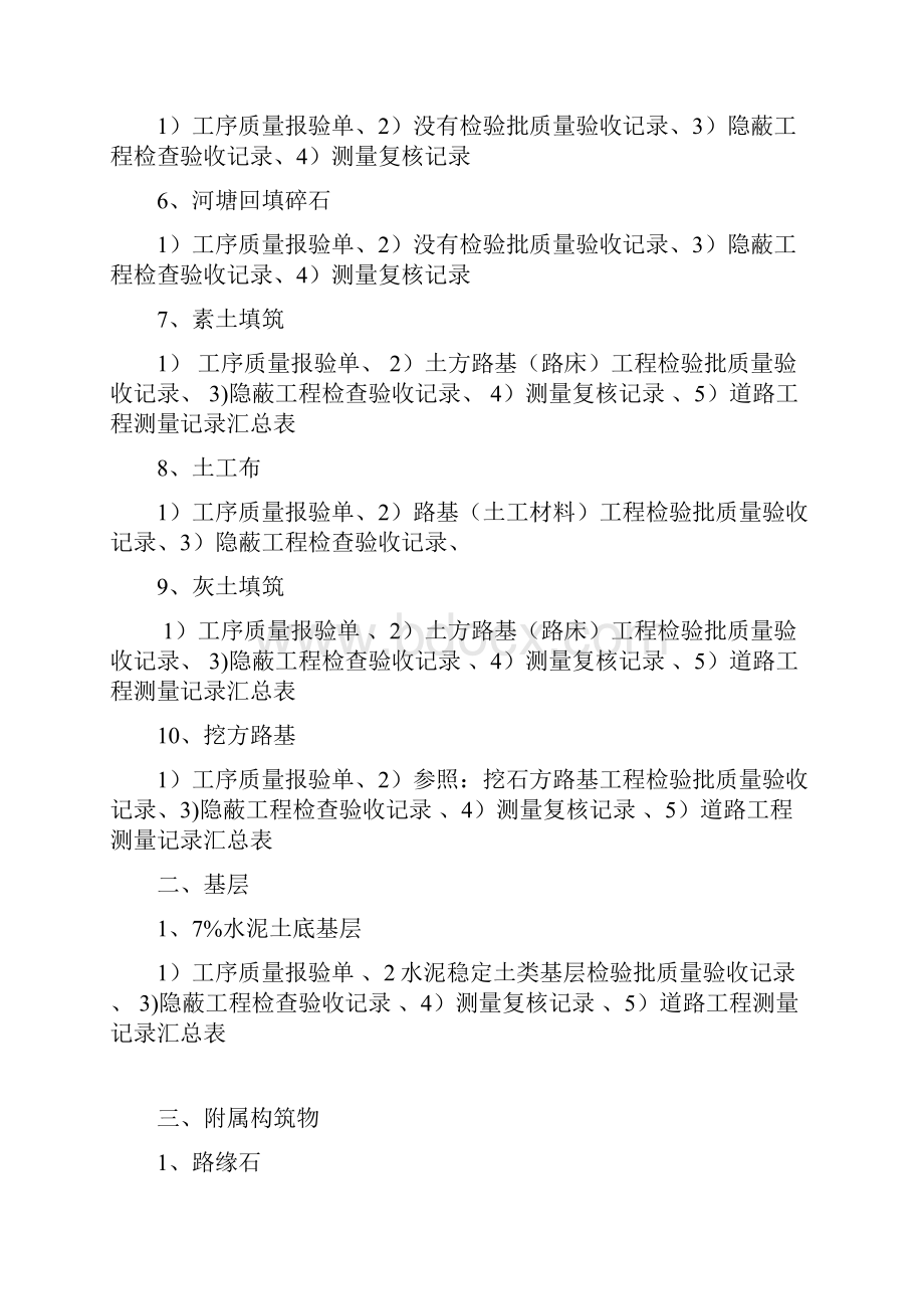 江苏省市政工程检验批资料范例.docx_第2页