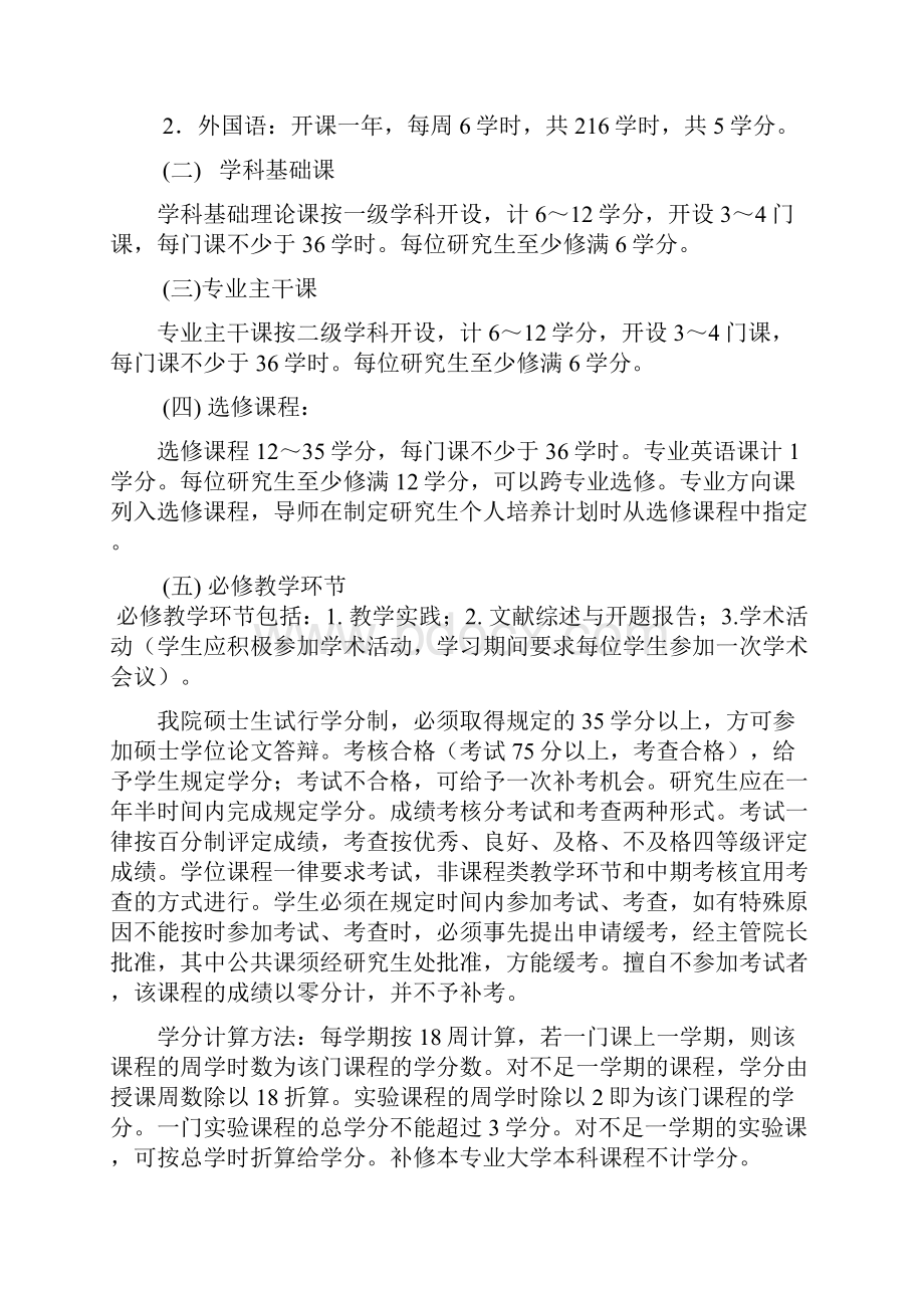 物理学一级学科硕士研究生培养方案Word文档下载推荐.docx_第3页