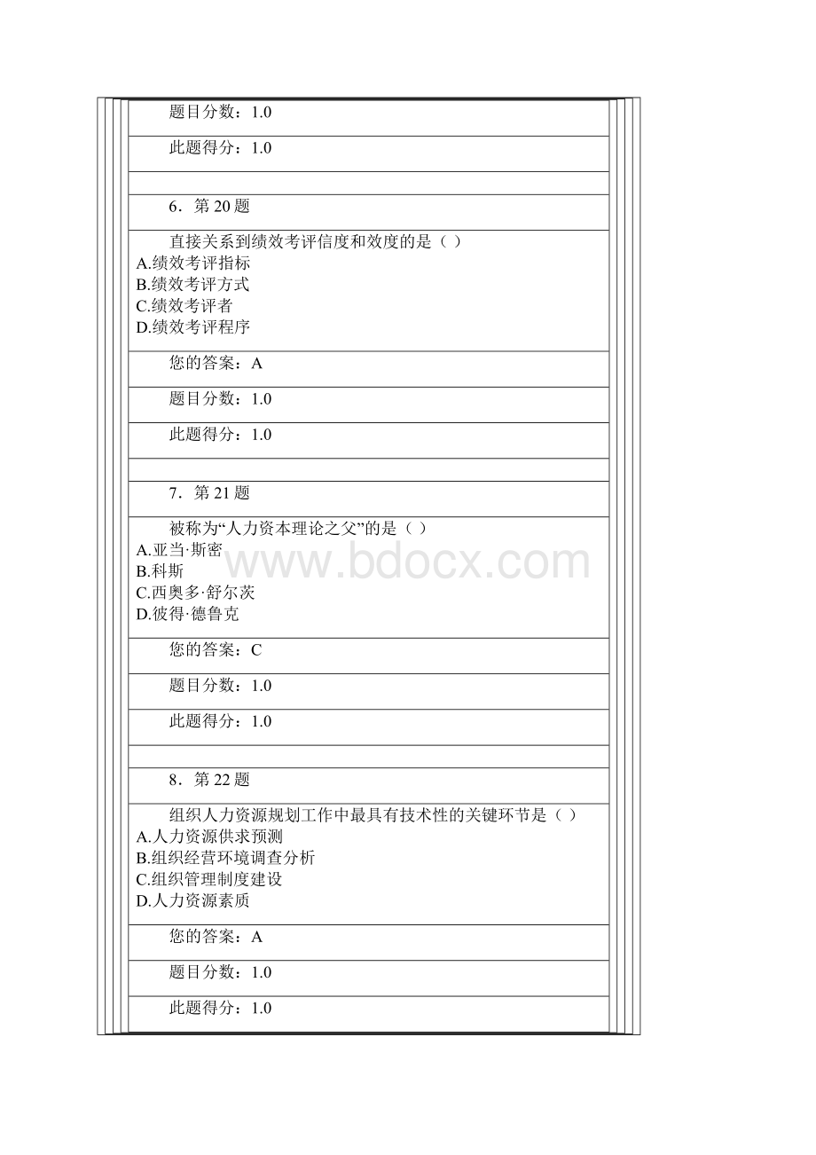 华师在线16年《人力资源管理》作业资料.docx_第3页