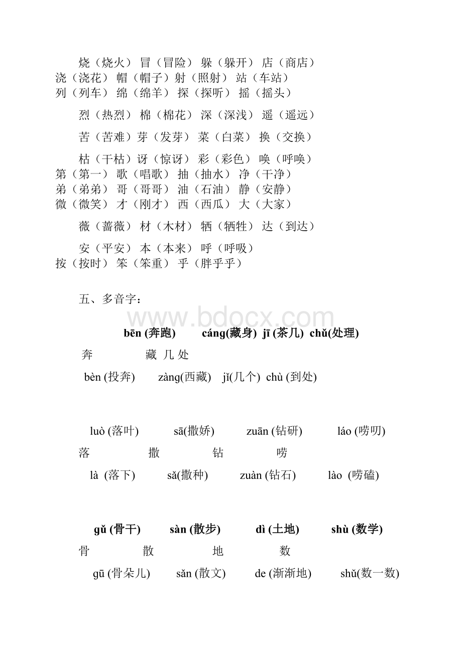 人教版小学语文第四册总复习.docx_第3页