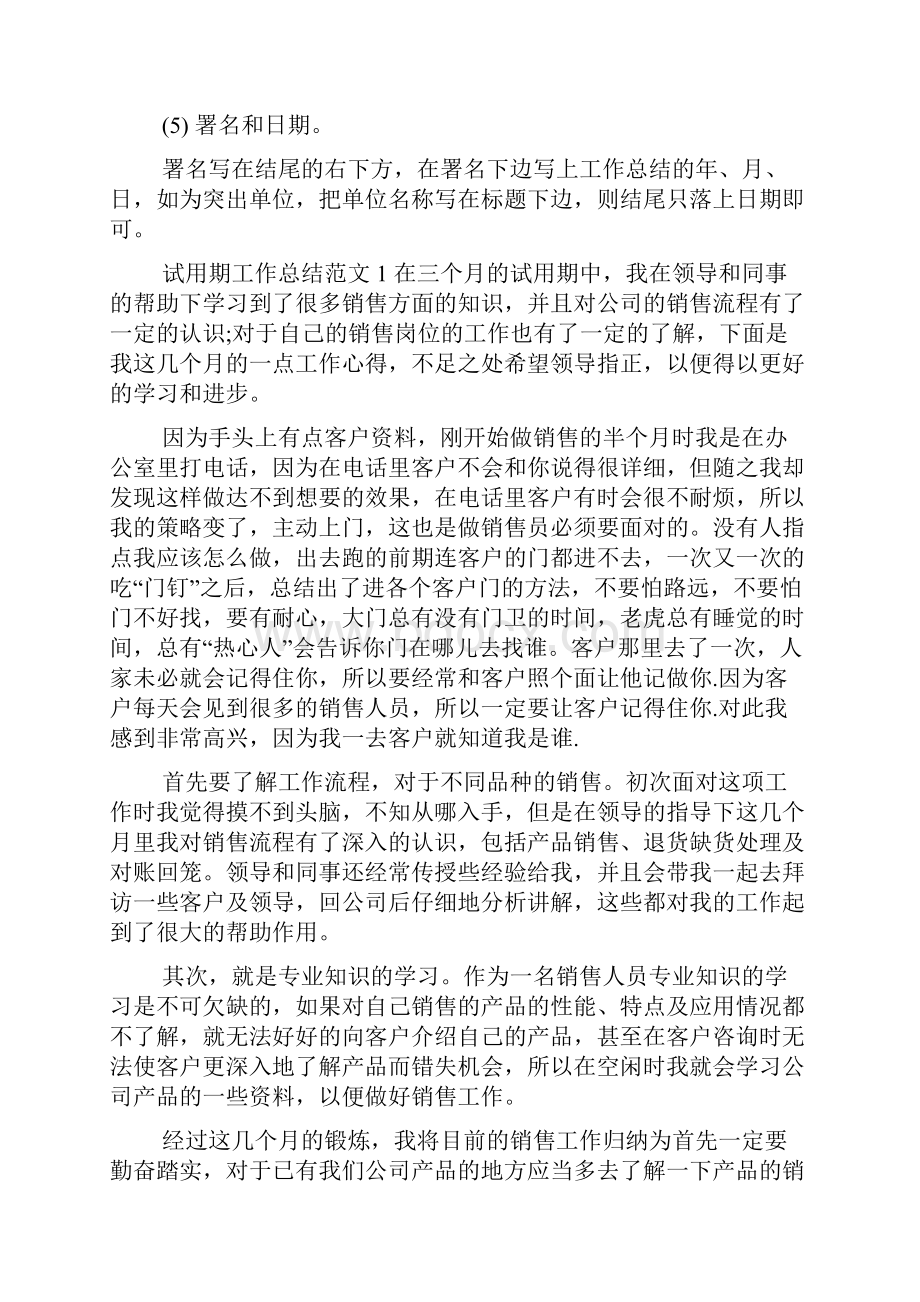 试用期工作总结格式及范文.docx_第2页