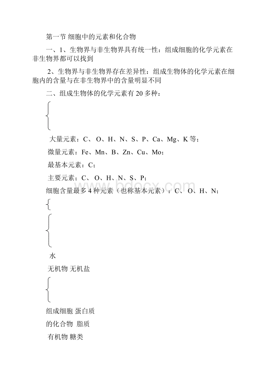 高中生物必修一必修二必修三知识点总结doc.docx_第3页