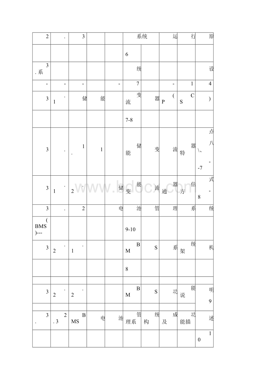 05MW1MWh集装箱储能系统方案汇总文档格式.docx_第3页