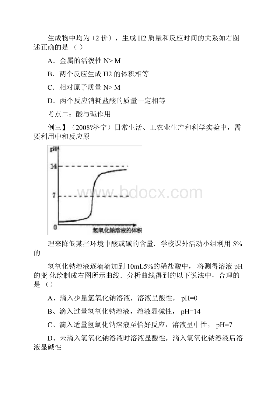 完整版初三化学图像图表专题训练.docx_第3页