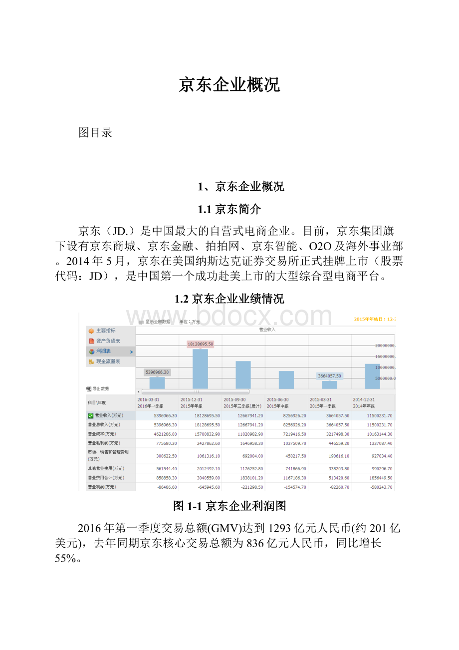 京东企业概况.docx_第1页