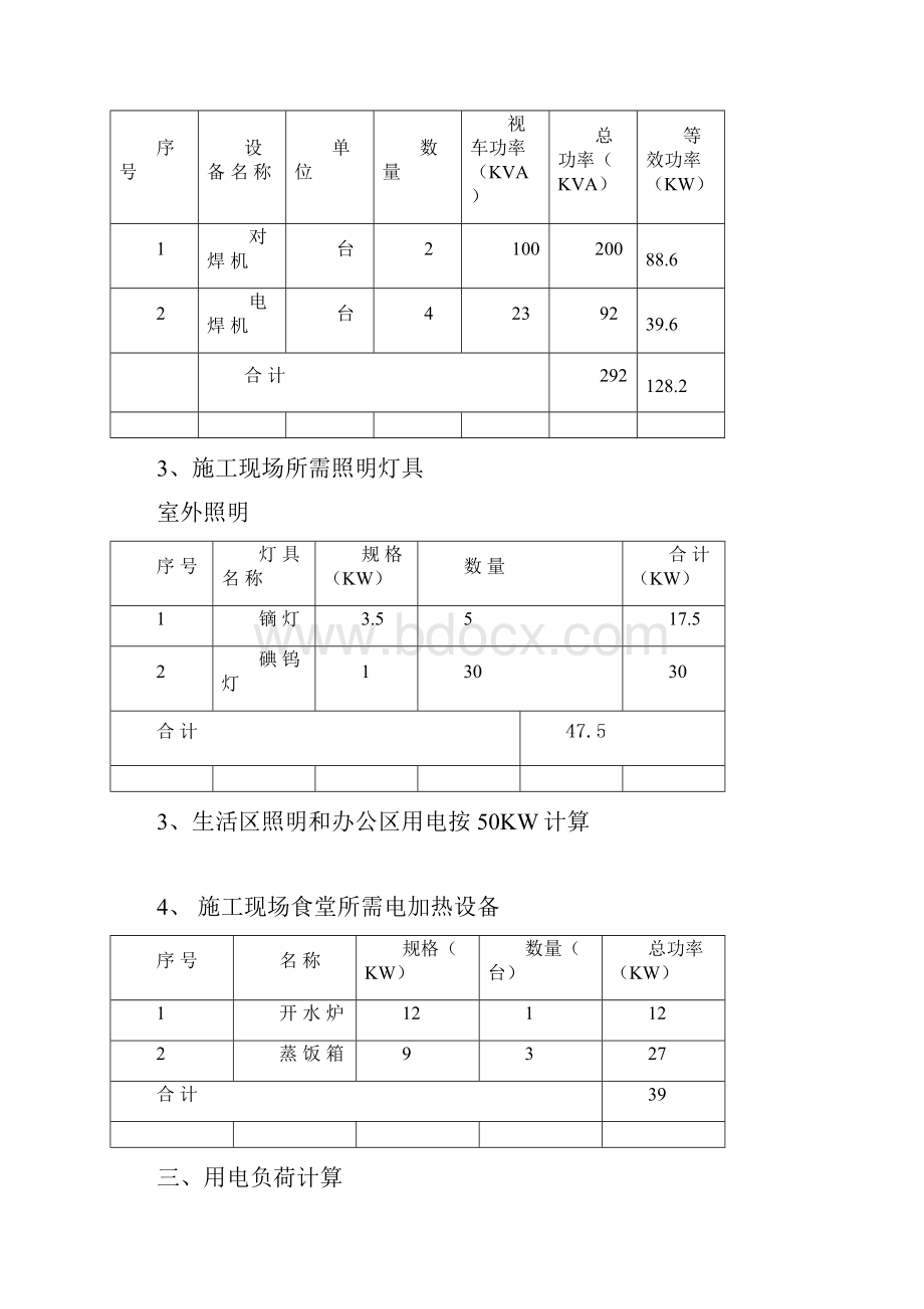 临时用电专项方案Word格式文档下载.docx_第3页