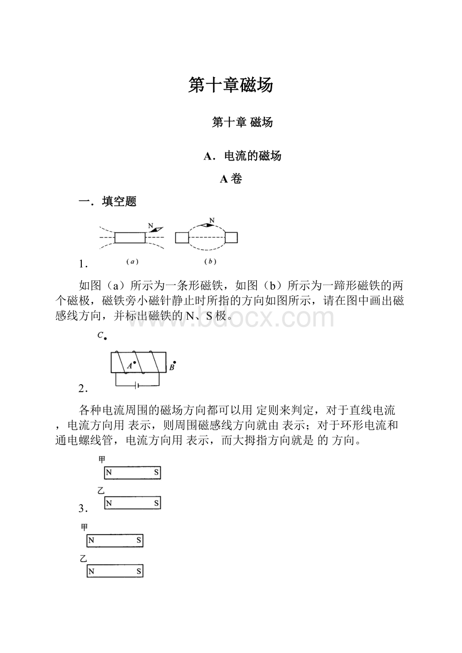 第十章磁场Word格式.docx