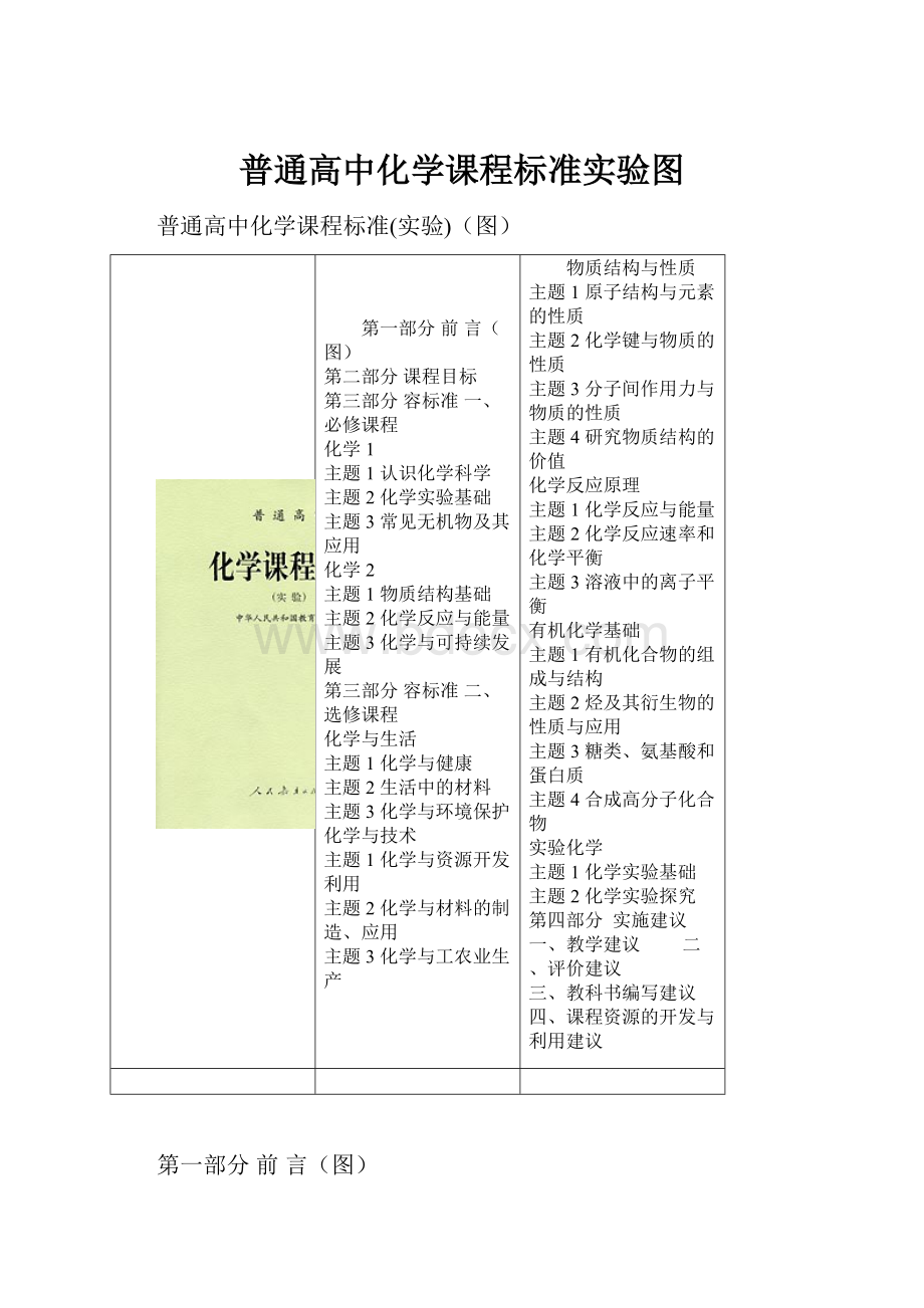 普通高中化学课程标准实验图.docx_第1页