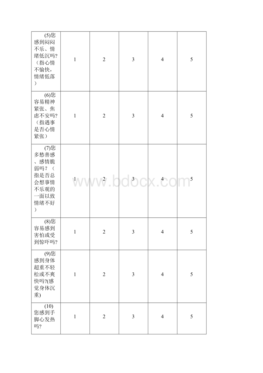 老年人中医体质辨识表.docx_第2页