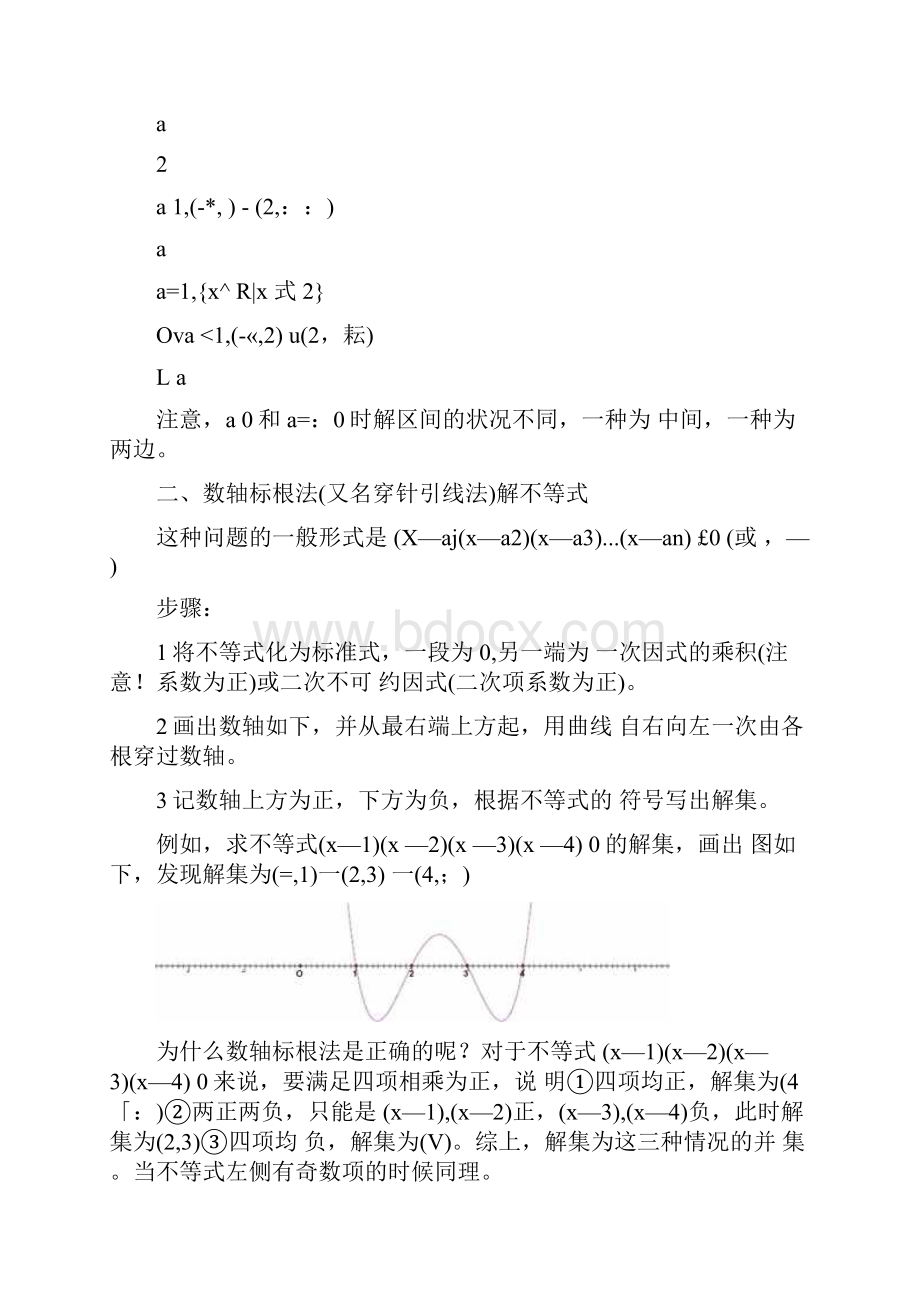 常见不等式通用解法Word文档格式.docx_第3页