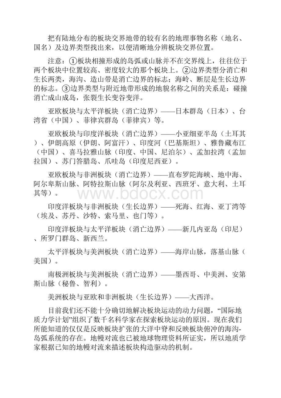 详解六大板块构造图汇总.docx_第3页