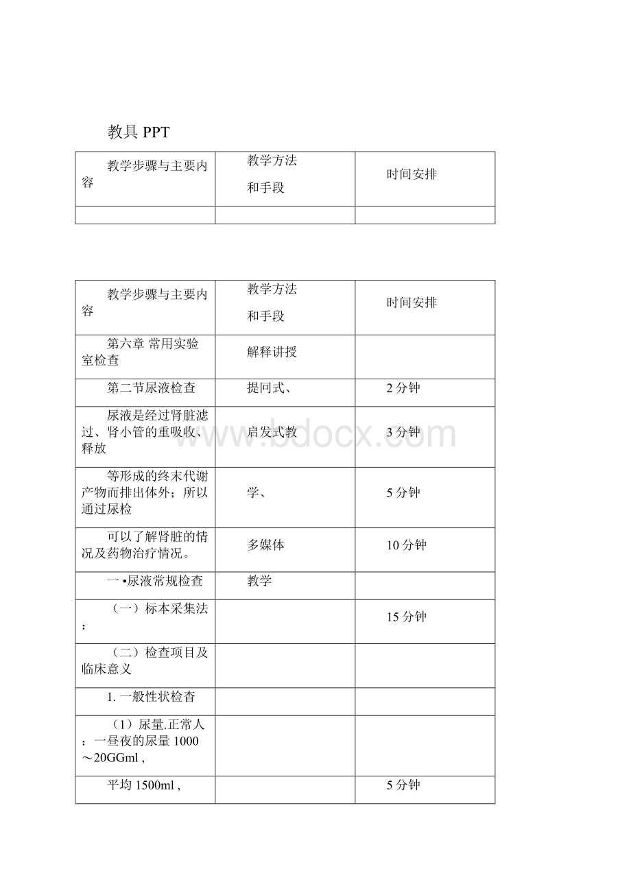 教案实验室检查尿液检查Word格式.docx_第2页