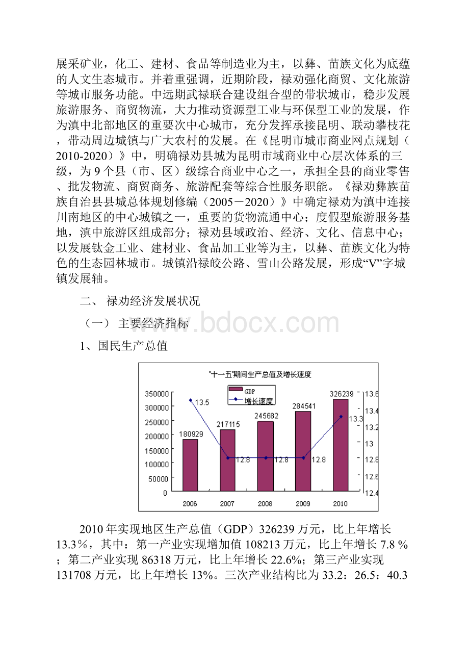 禄劝县城市商业网点规划说明书学位论文Word文档下载推荐.docx_第3页