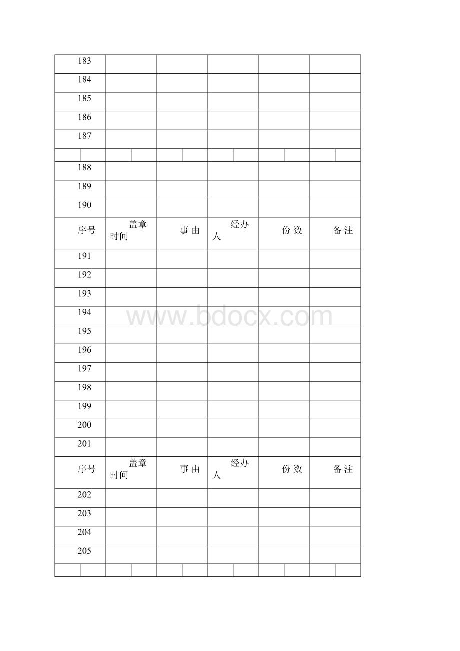 印章使用登记表Word文档下载推荐.docx_第2页