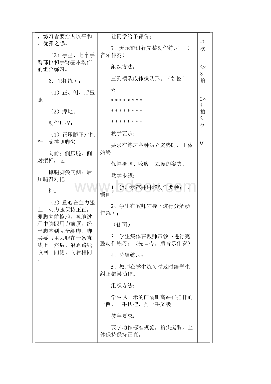 形体训练教案Word格式.docx_第3页