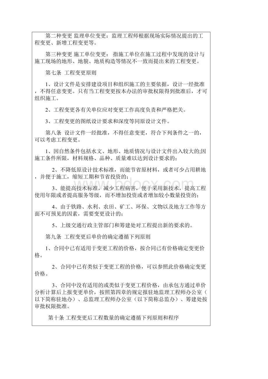 张石高速公路工程变更管理办法.docx_第2页