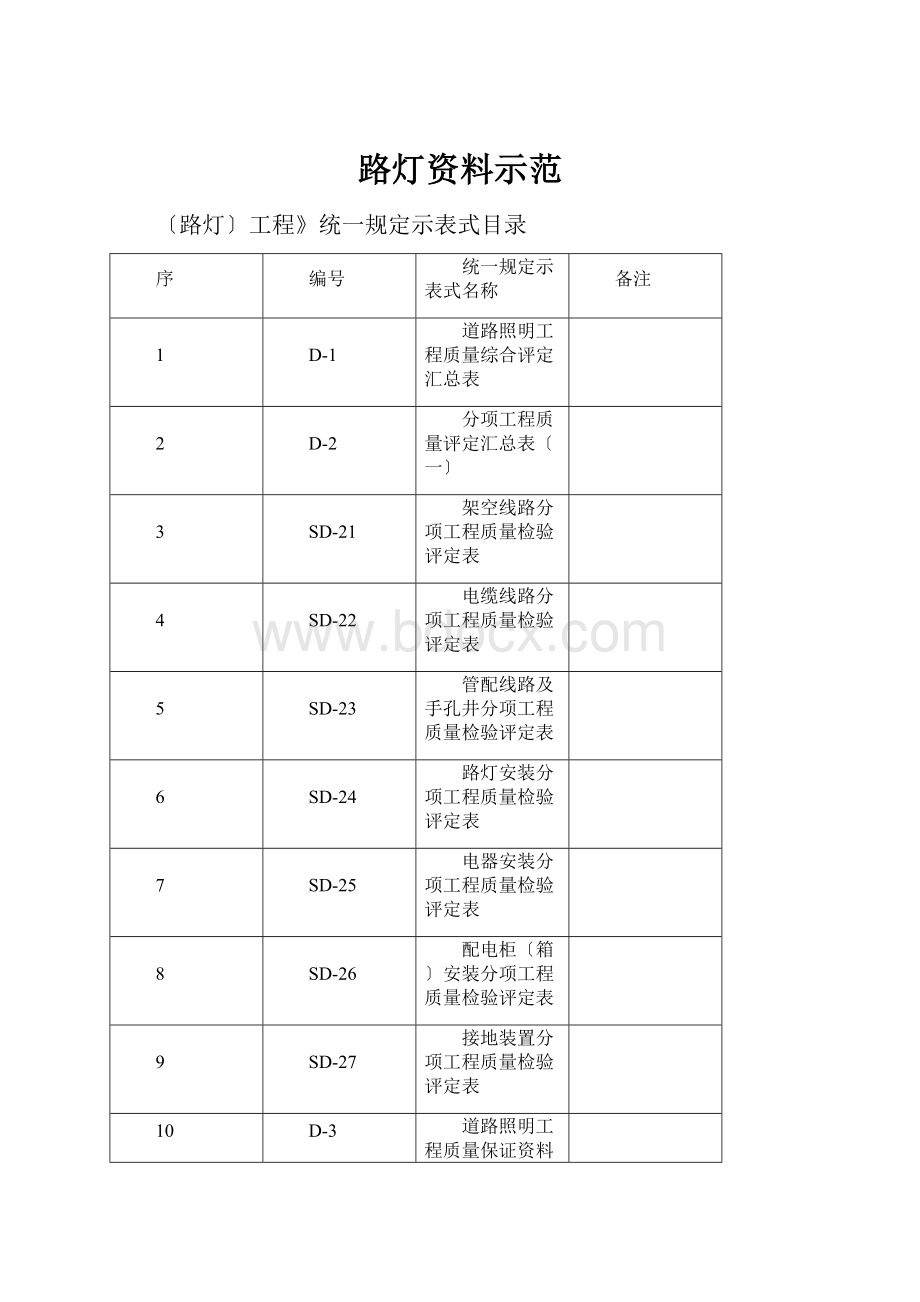 路灯资料示范.docx_第1页