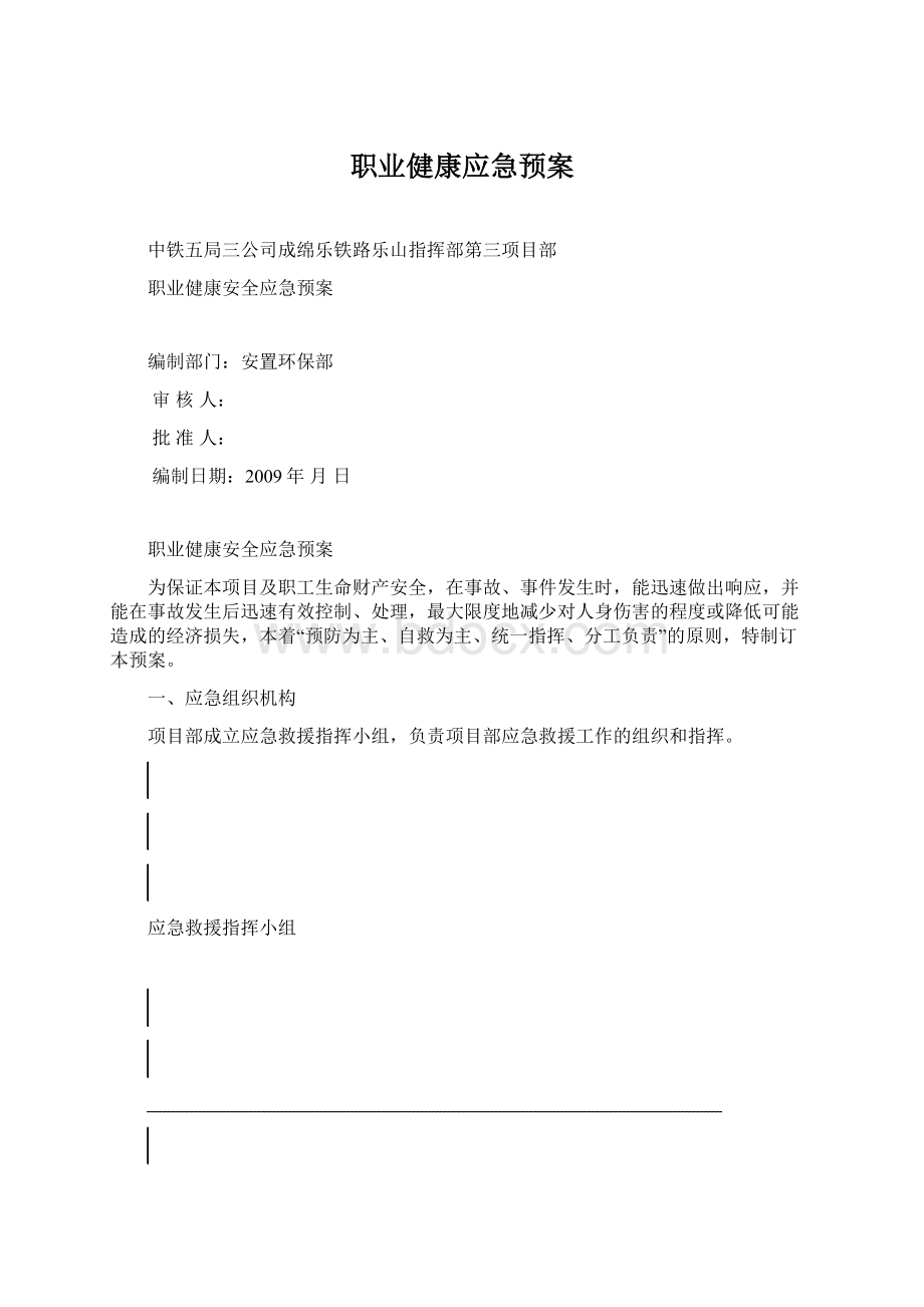 职业健康应急预案.docx