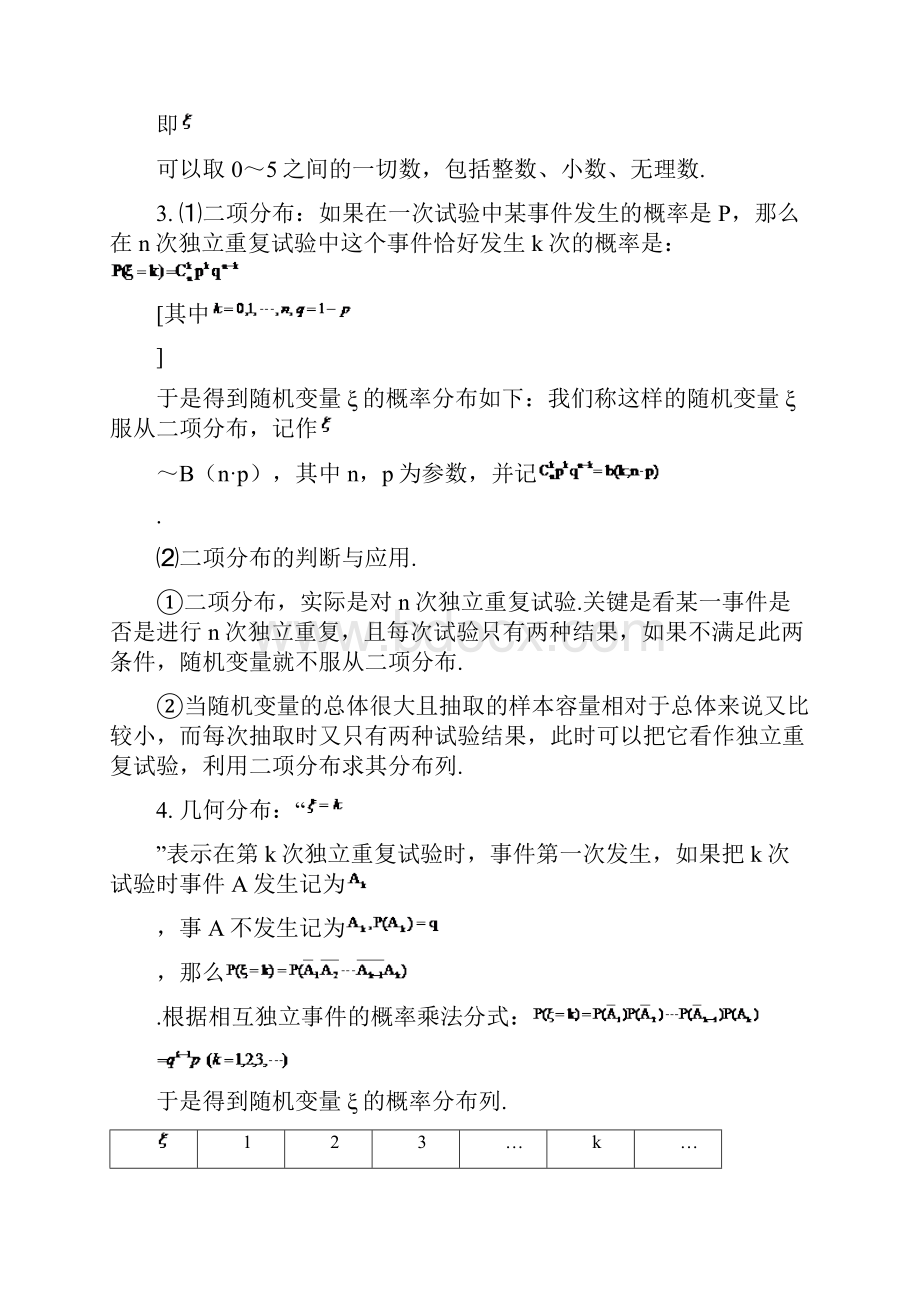 排列组合与概率知识点与经典练习题.docx_第2页