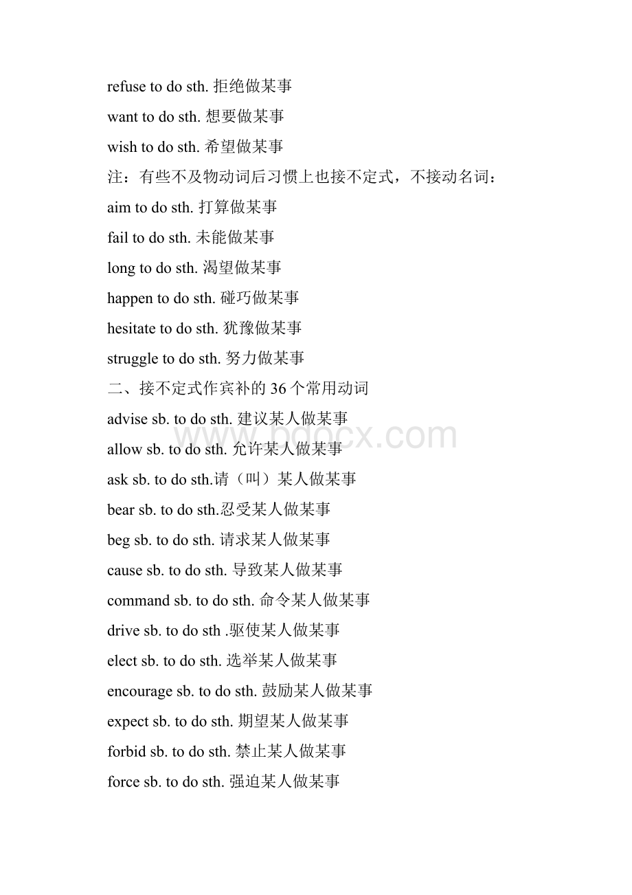 英语todo和doing的固定短语Word格式.docx_第2页