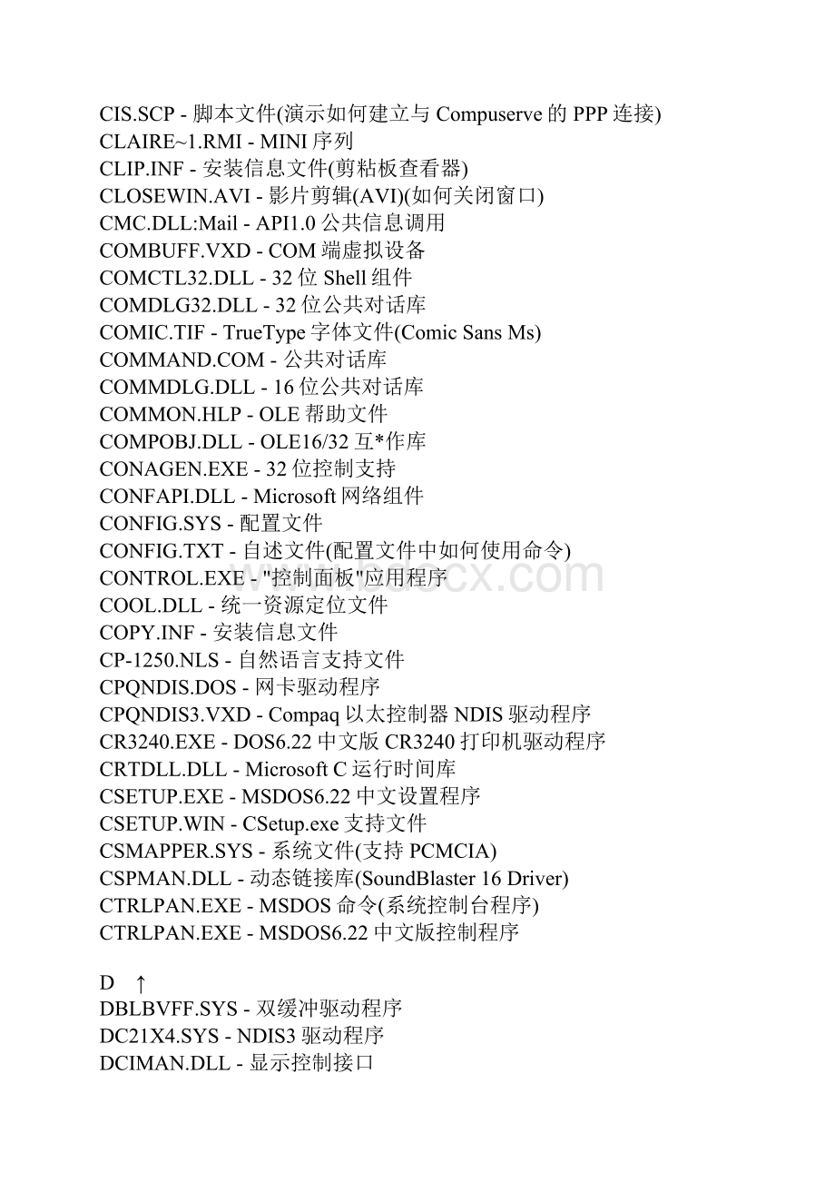 Windows所有系统文件的用途及系电脑问题解决方案.docx_第2页