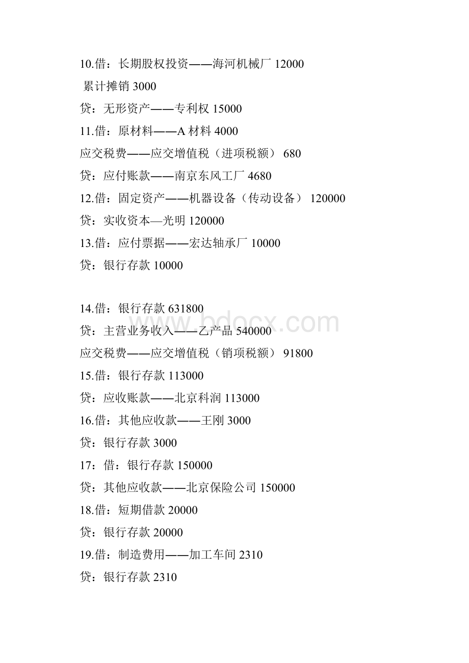 会计模拟实验第四版答案解析给开放学员文档格式.docx_第2页