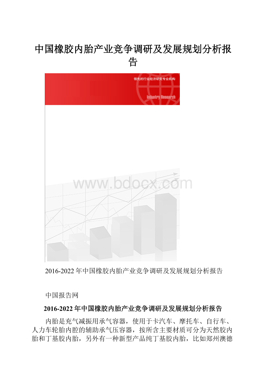 中国橡胶内胎产业竞争调研及发展规划分析报告.docx