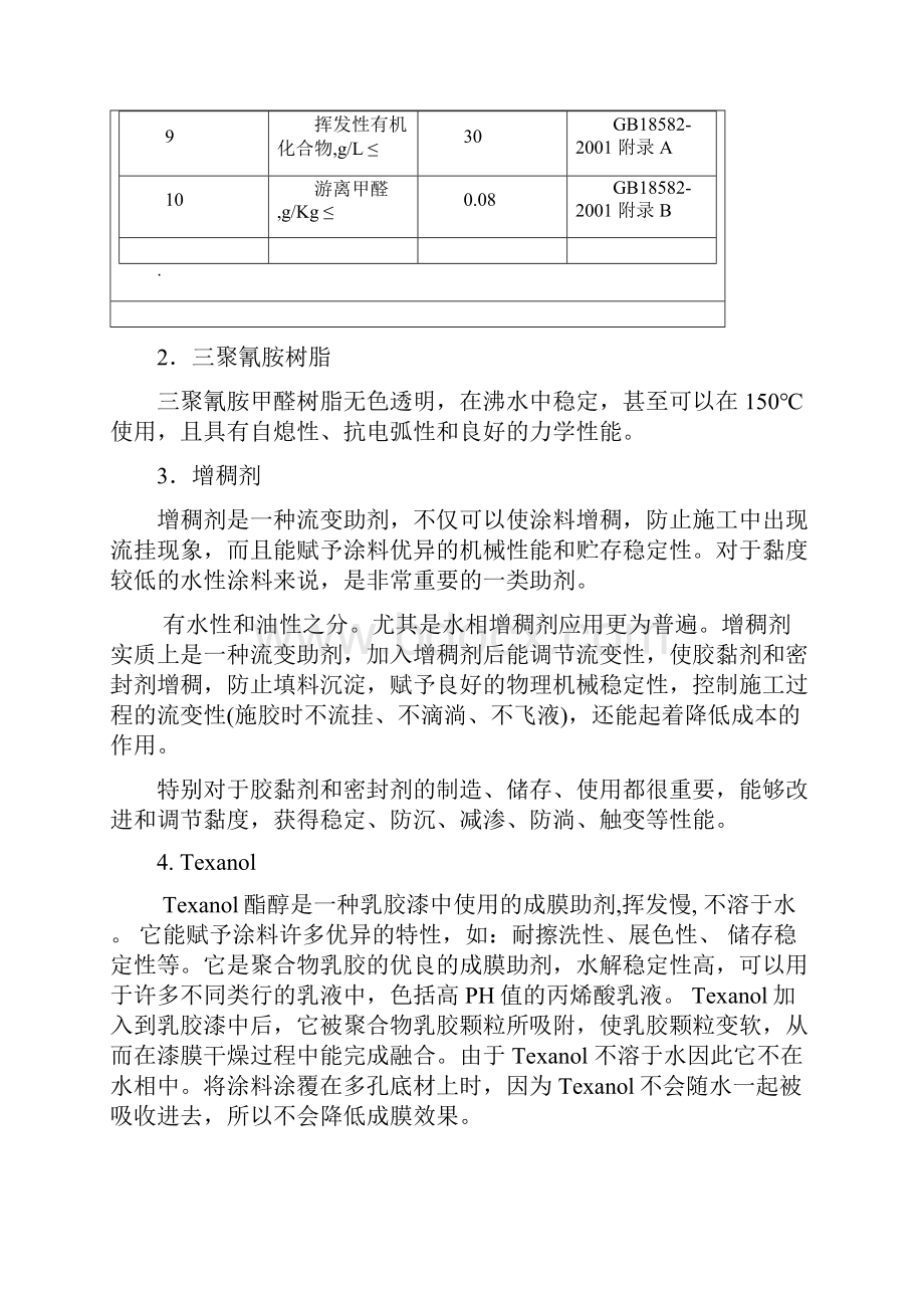 内外墙乳胶漆涂料配方设计文档格式.docx_第3页