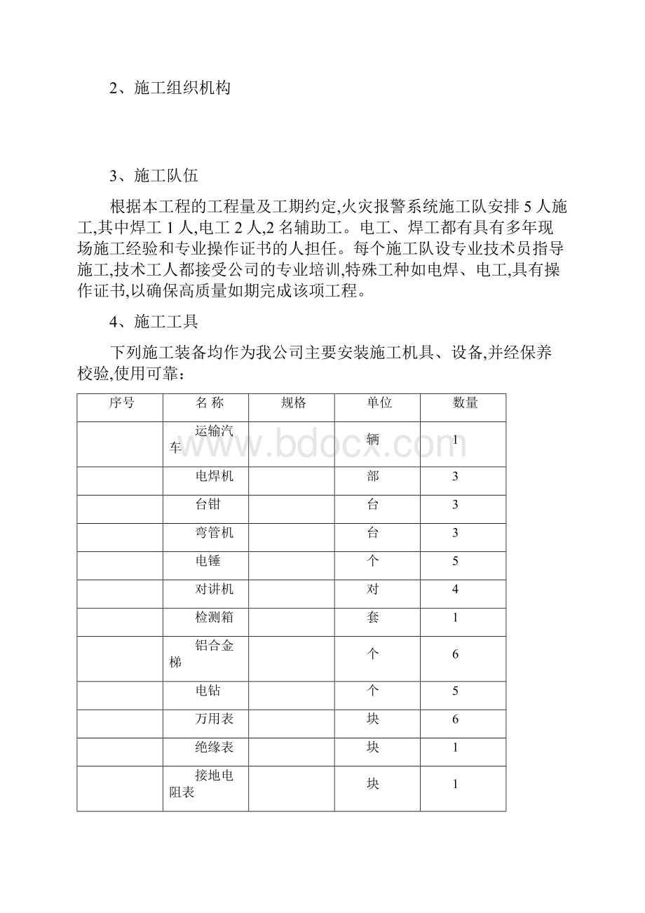 施工设计方案某机房消防工程施工组织设计.docx_第3页