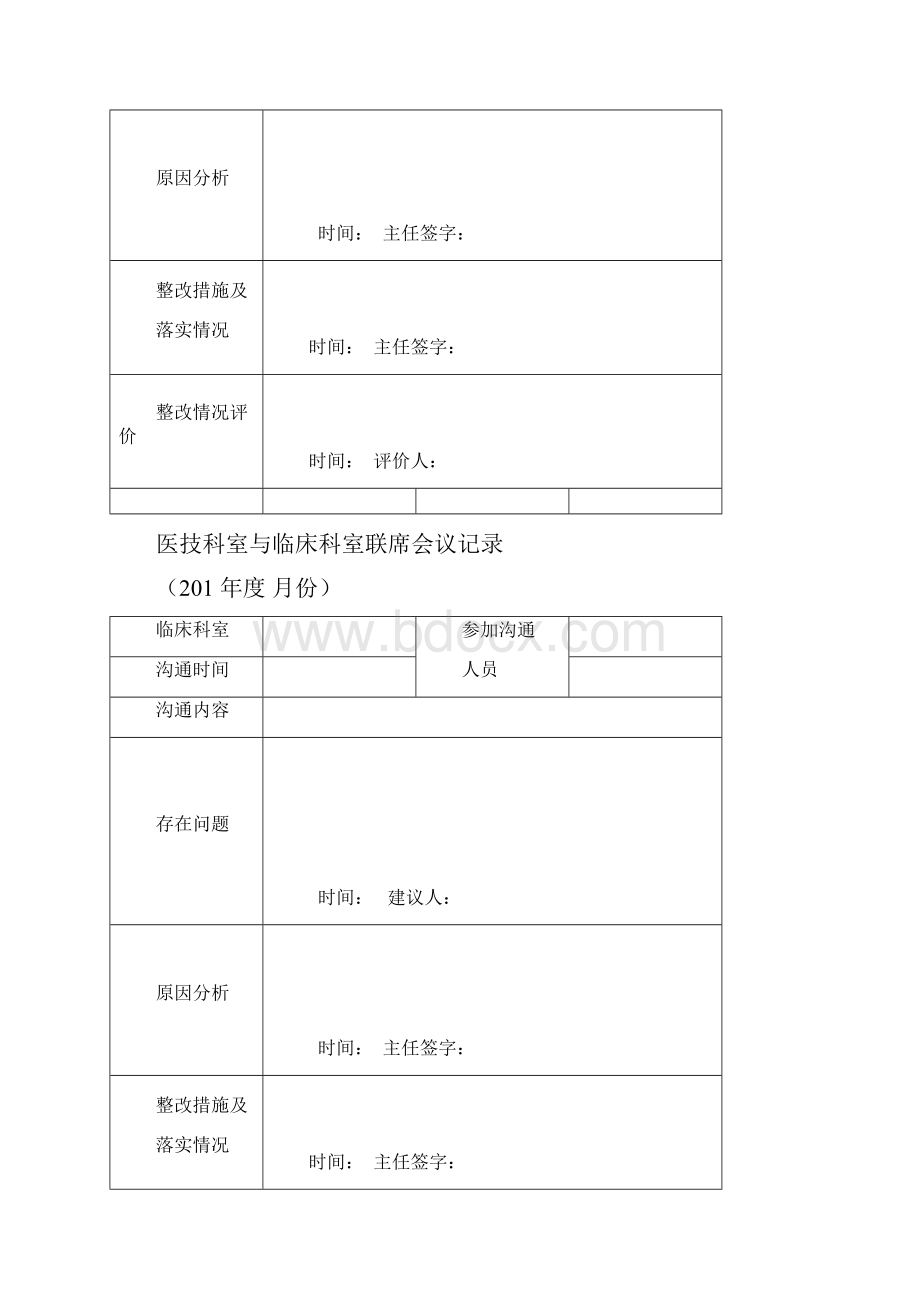 临床与医技药剂科室联席会议工作记录本712教学文案.docx_第3页