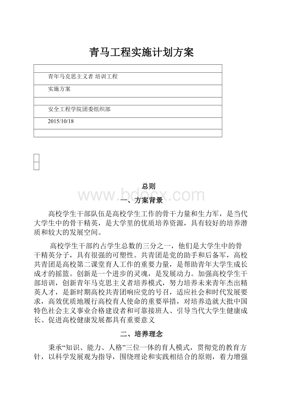 青马工程实施计划方案.docx