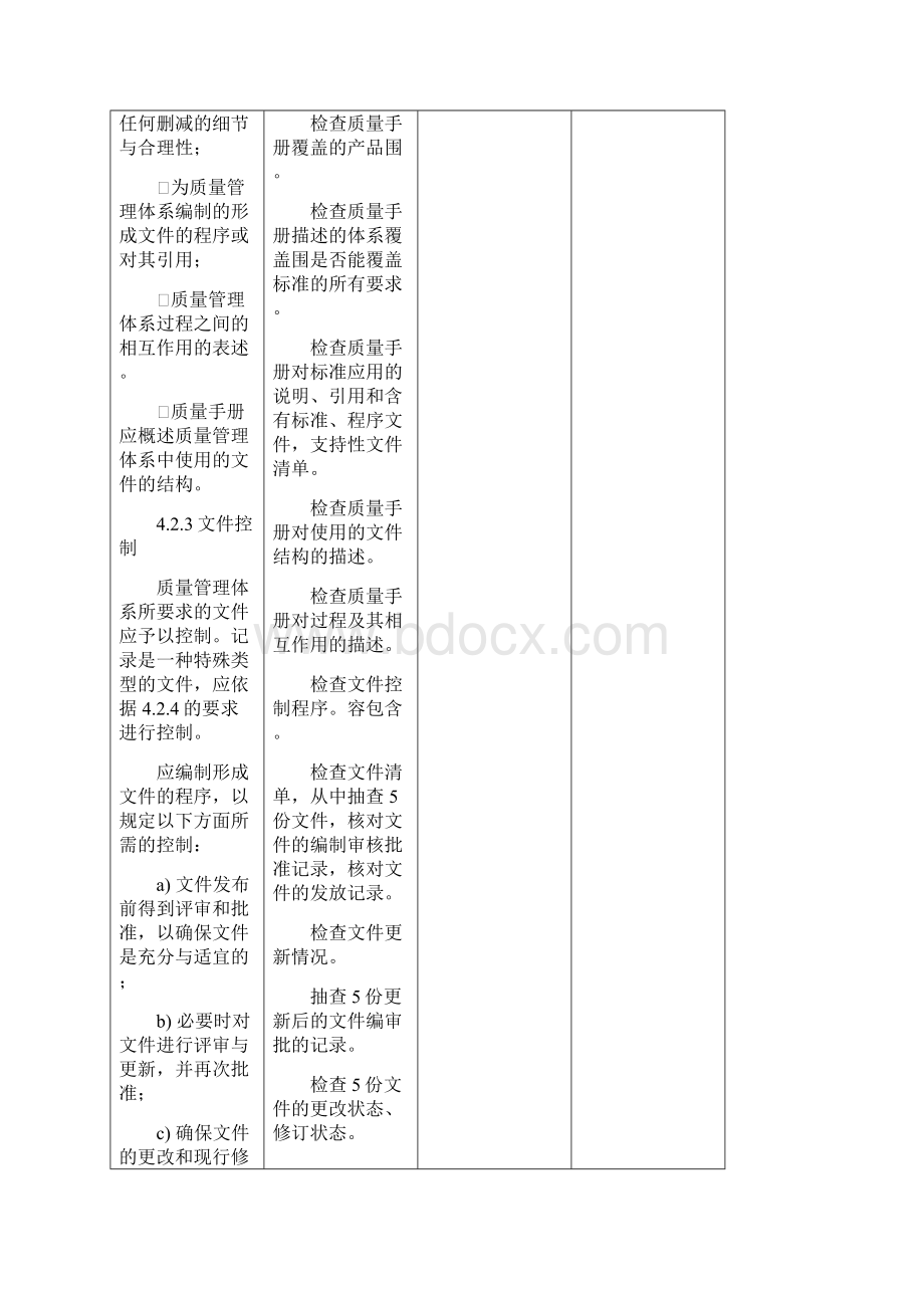 ISO13485内审检查表Word格式.docx_第3页