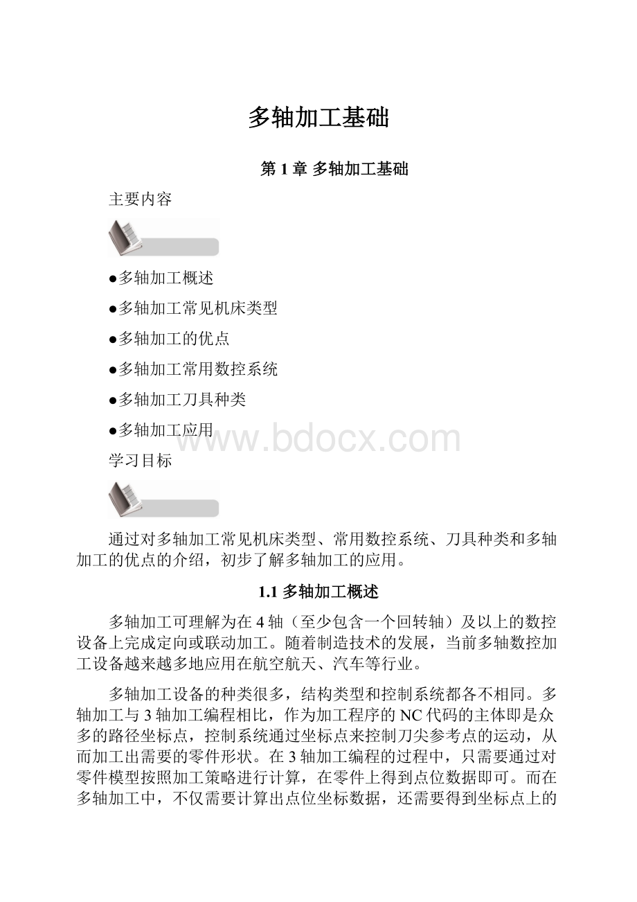 多轴加工基础.docx