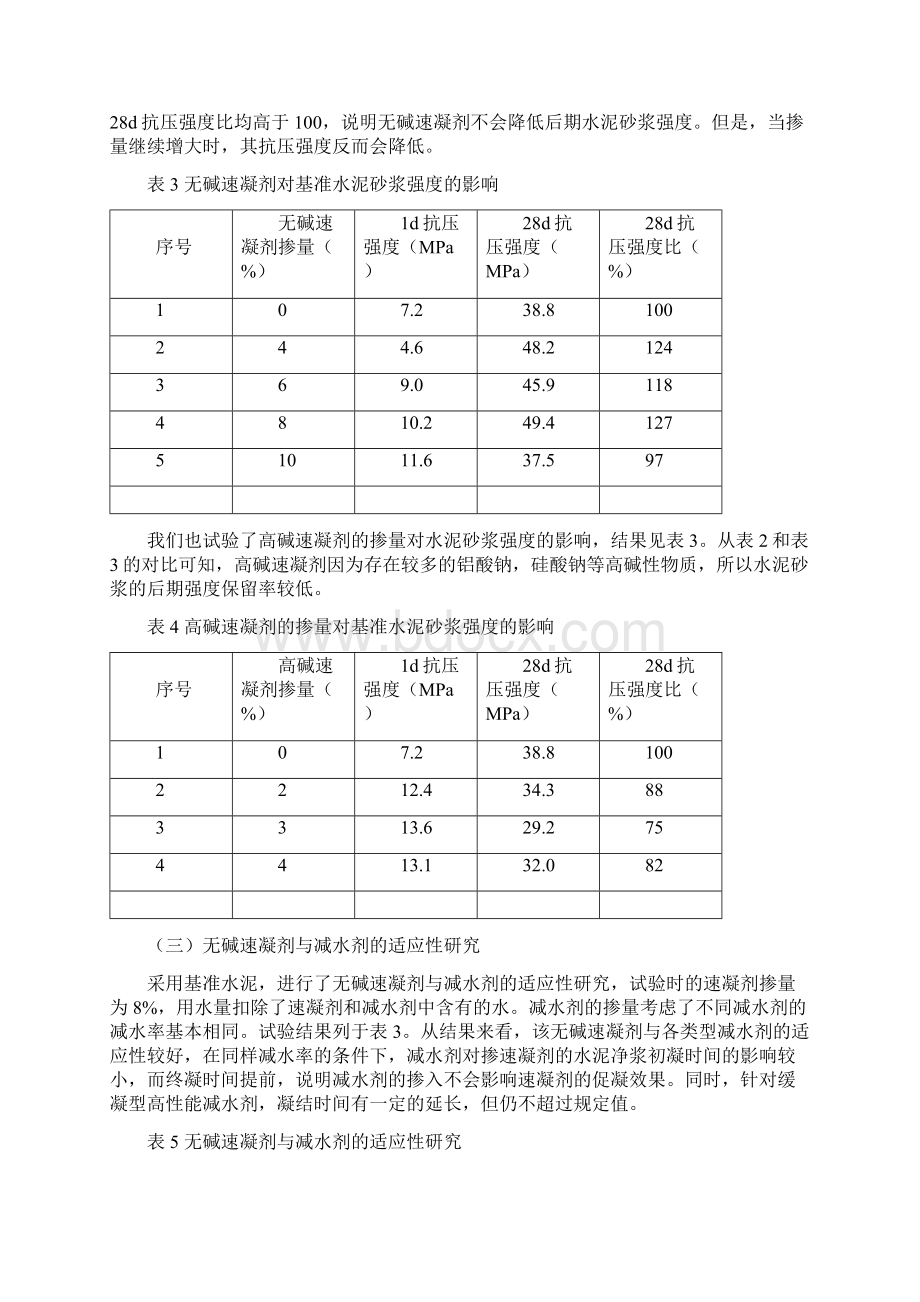 无碱速凝剂用于喷射混凝土的研究报告Word文档格式.docx_第3页