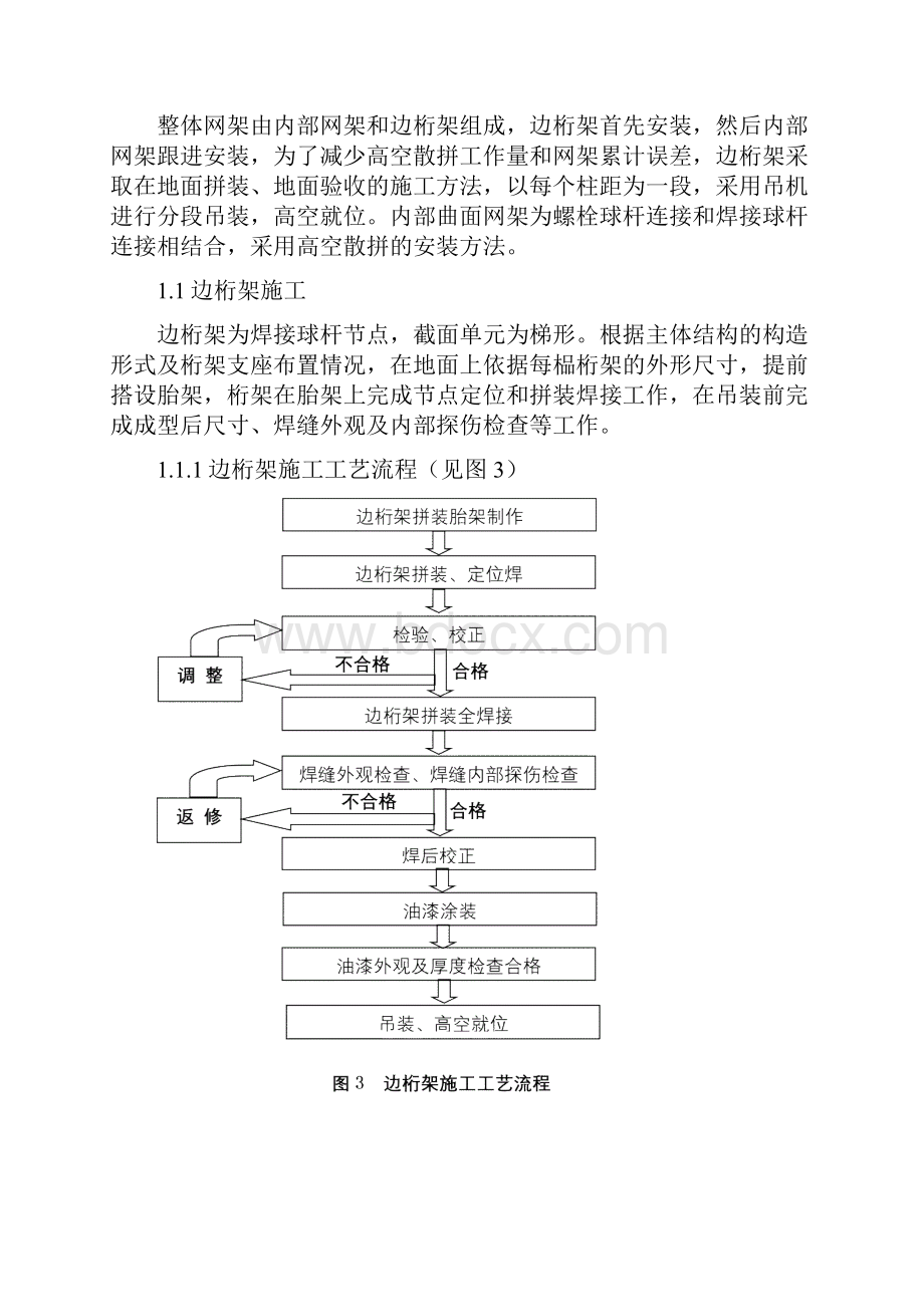 大跨度双曲面钢网架施工与提升施工技术.docx_第2页