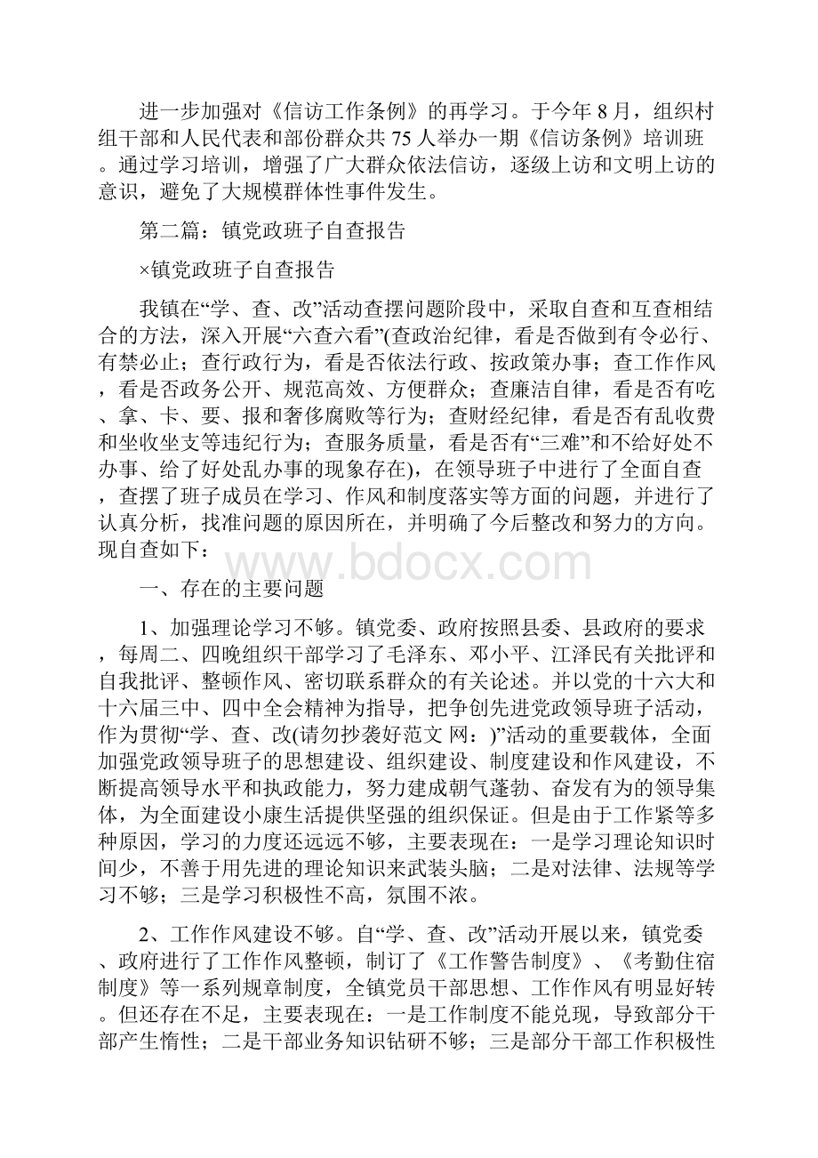 党政自查报告多篇范文.docx_第3页