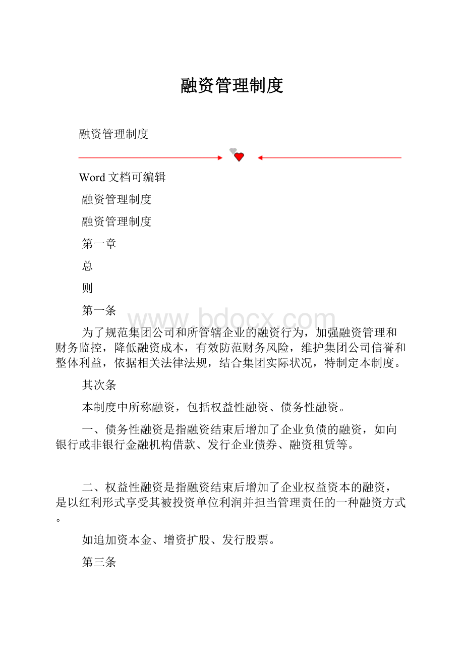 融资管理制度.docx