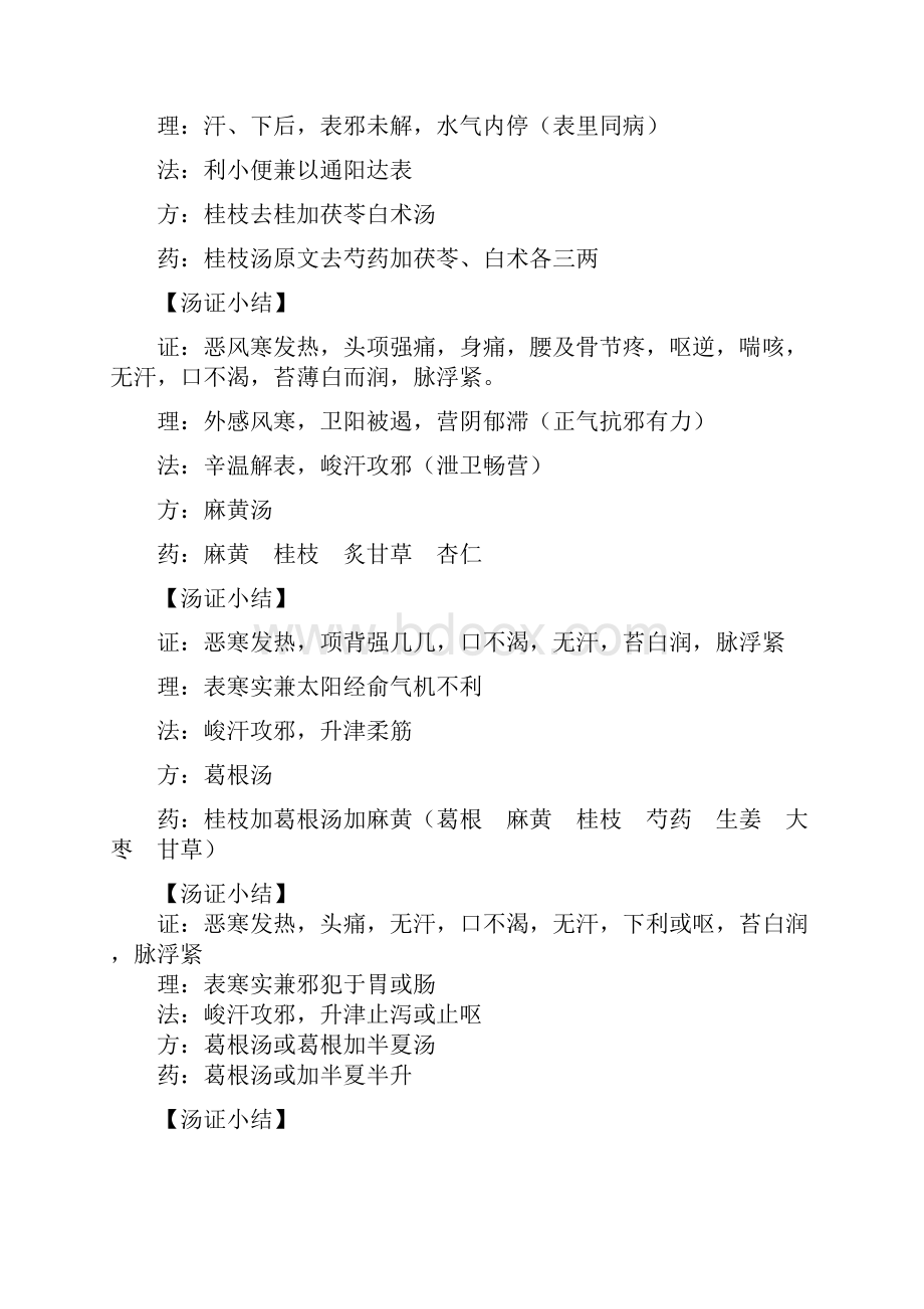 《伤寒论》汤证总结Word文档下载推荐.docx_第3页