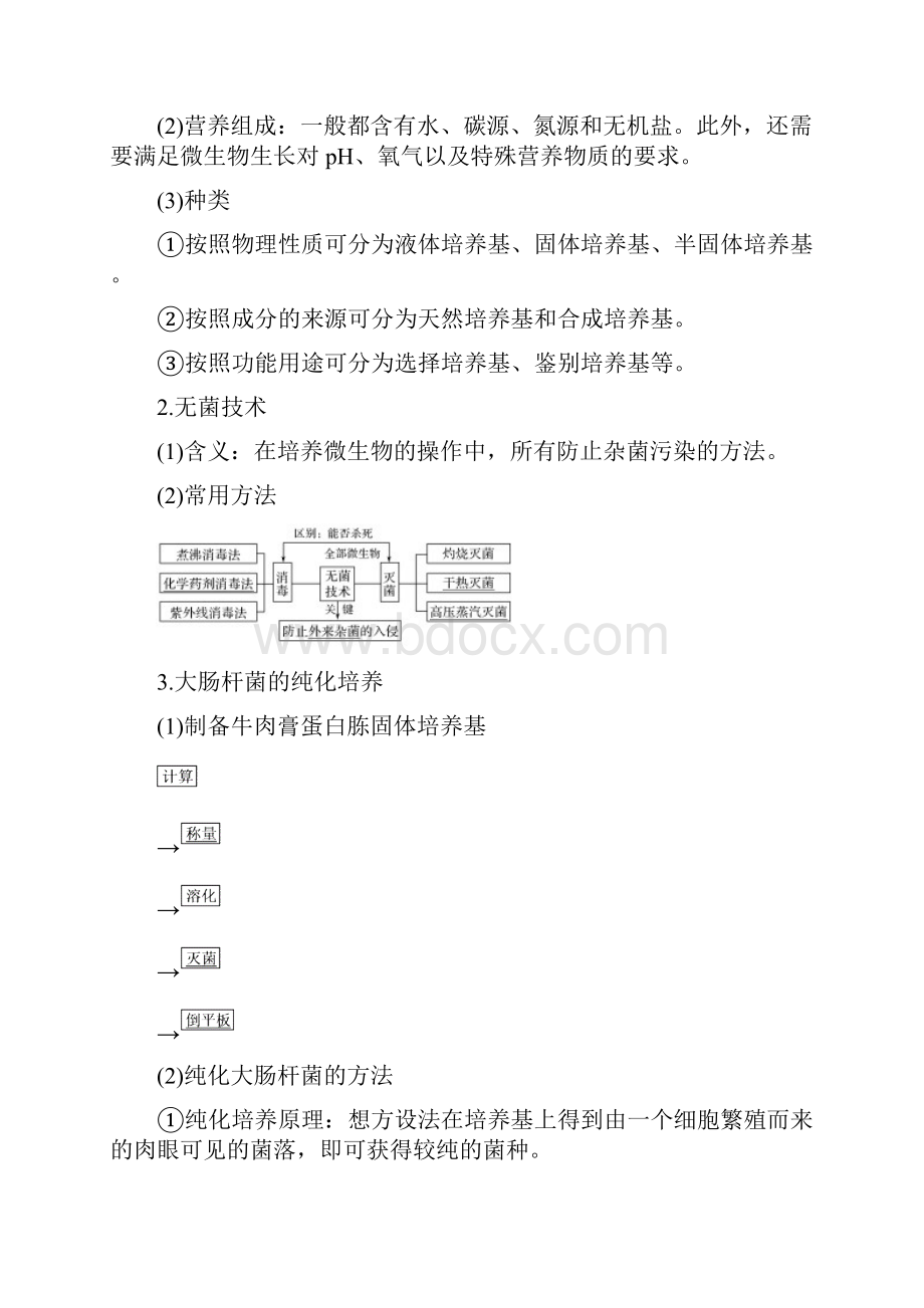 版高考生物总复习第33讲微生物的培养与应用教案中图版.docx_第2页