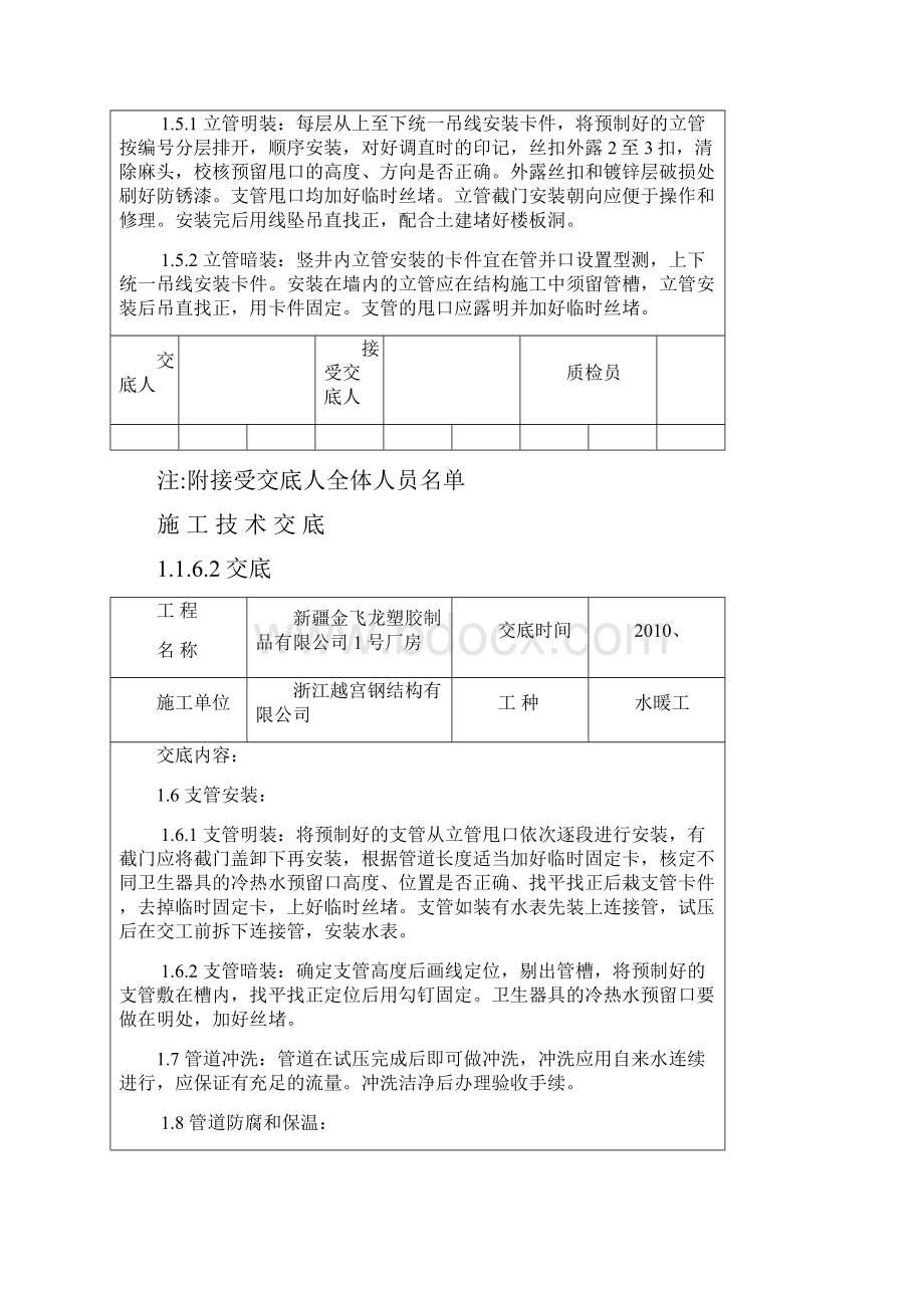 给水镀锌管施工技术交底.docx_第3页