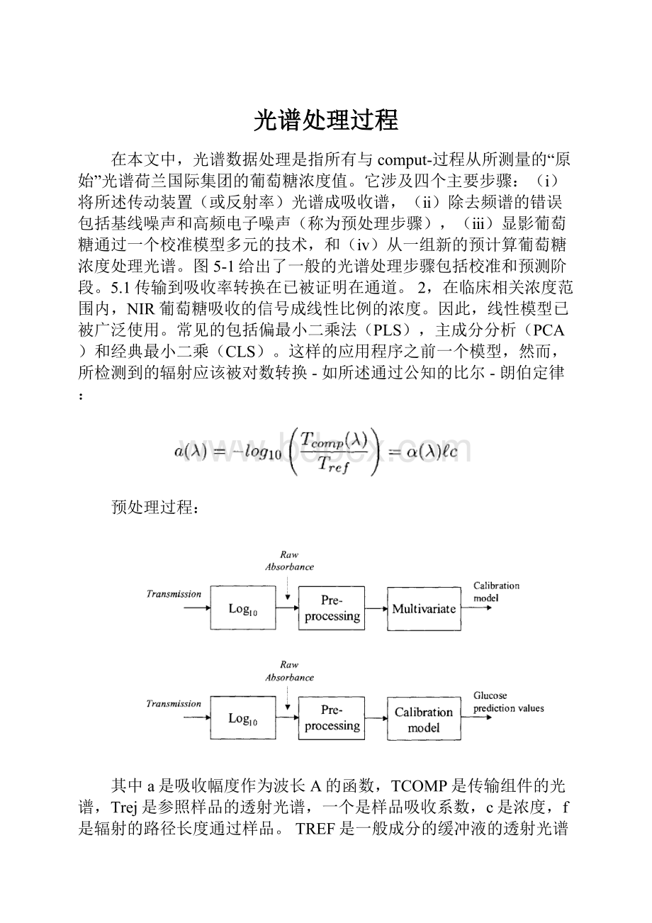 光谱处理过程.docx