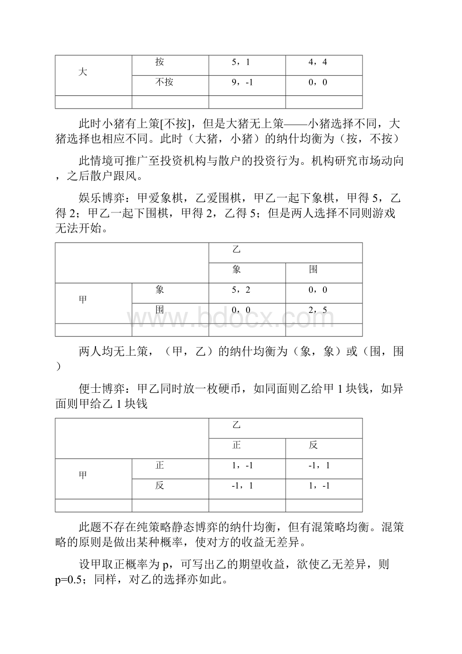 同济大学马洪宽老师博弈论复习资料.docx_第2页