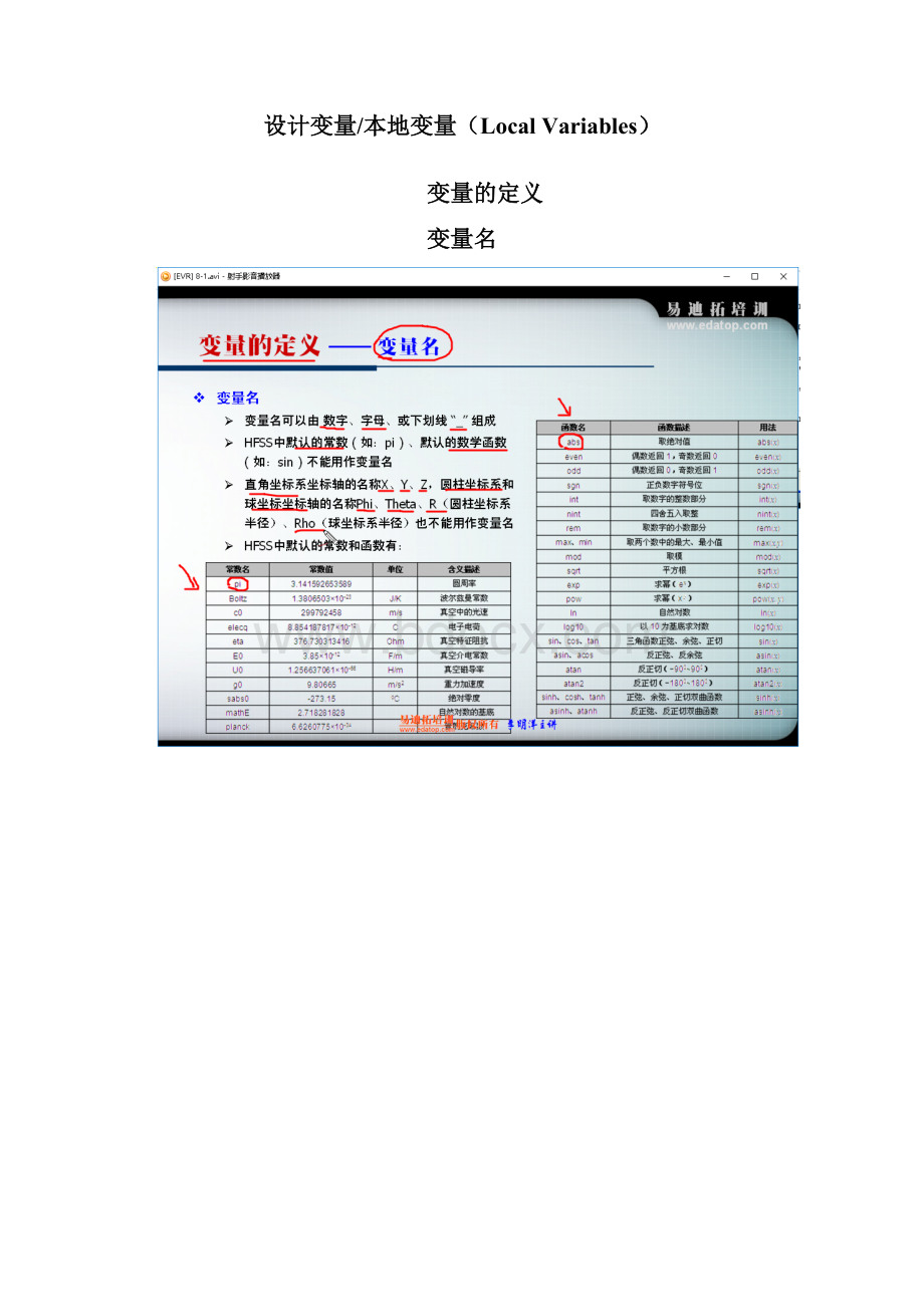 HFSS中的变量和Optimetrics的使用变量设置.docx_第3页