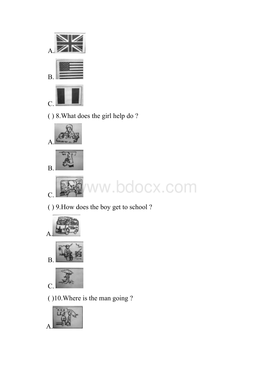 学年八年级英语上学期期中测试试题Word格式.docx_第2页